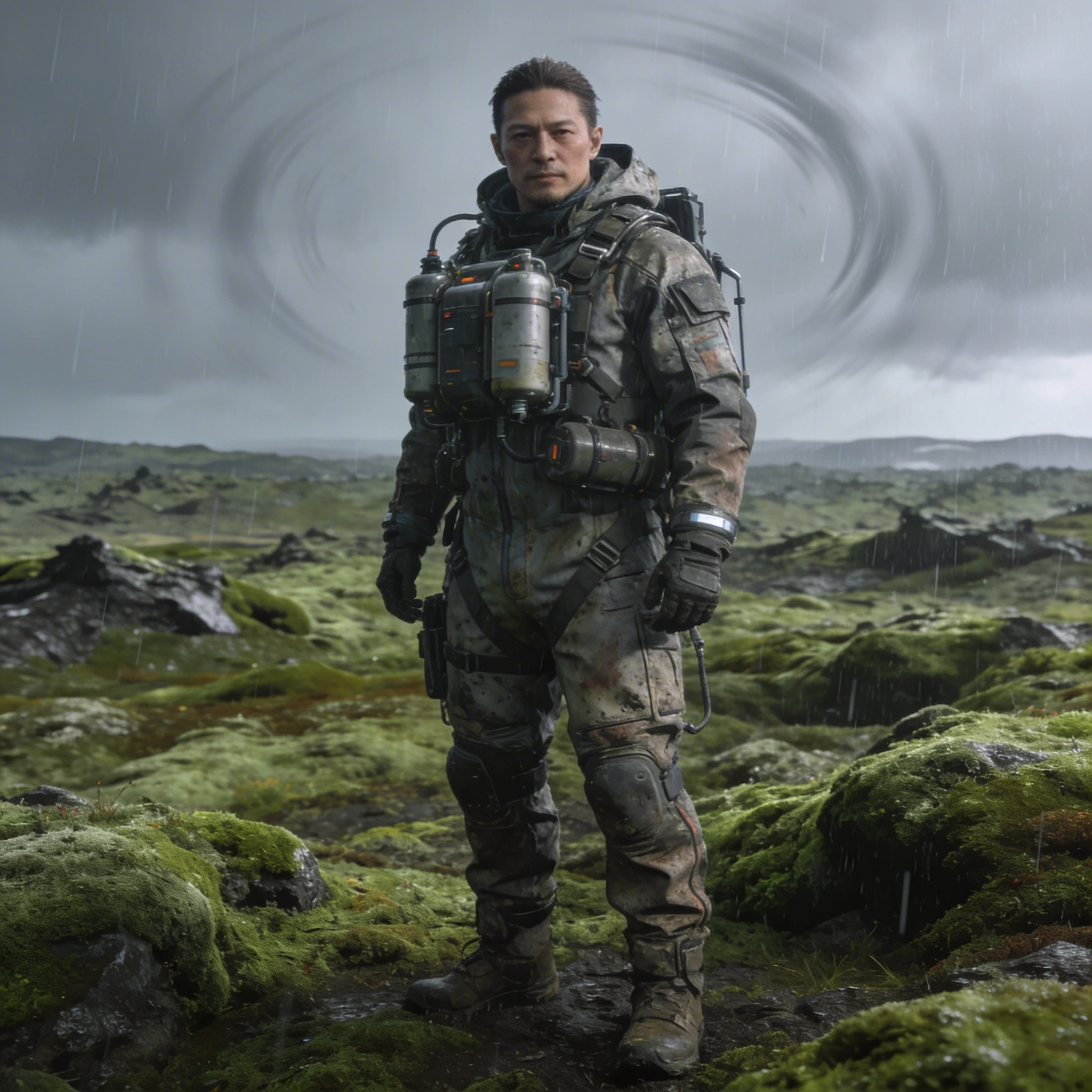 Персонаж игры «Death Stranding» — Seedream 4.5 промт