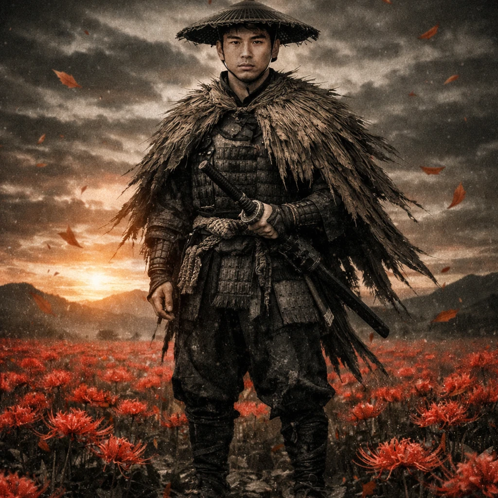 Персонаж игры 'Ghost of Tsushima' — GPT Image 1.5 промт