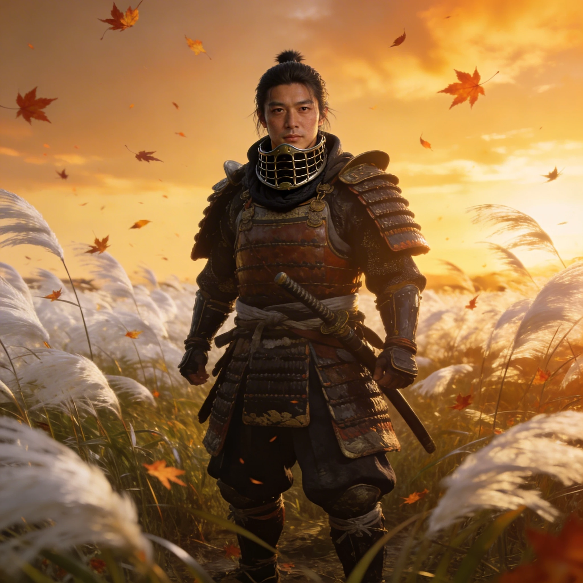 Персонаж игры Ghost of Tsushima — Seedream 4.5 промт