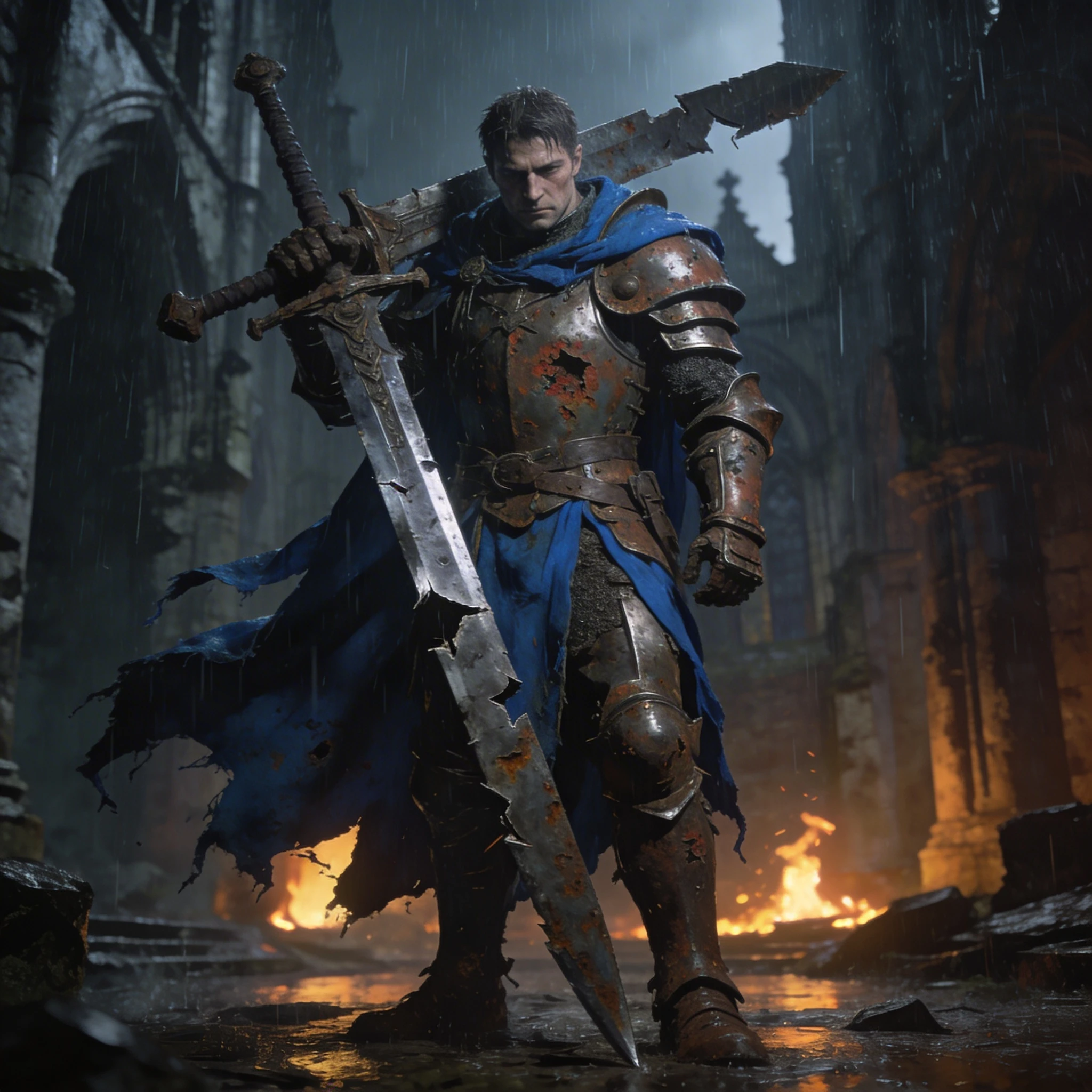 Персонаж игры в стиле «Dark Souls» — Seedream 4.5 промт