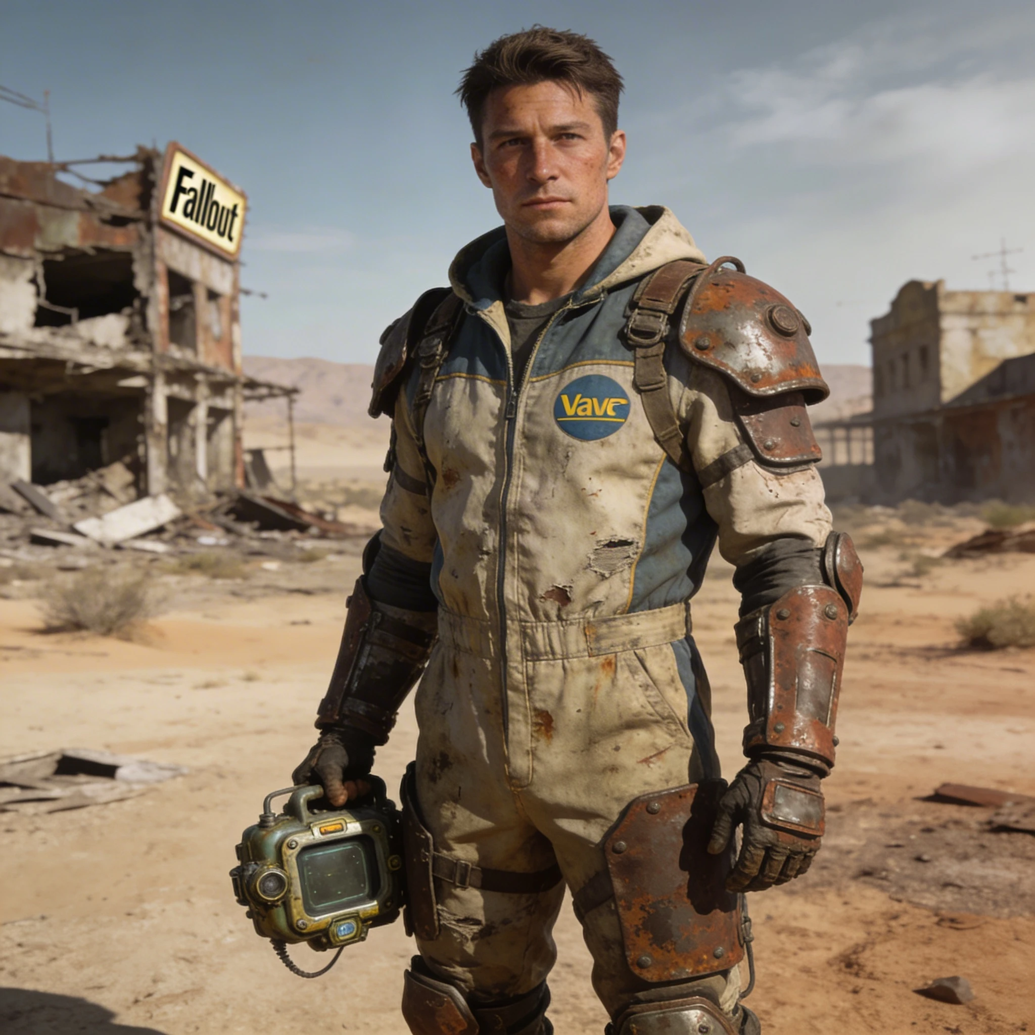 Персонаж игры в стиле Fallout — Seedream 4.5 промт