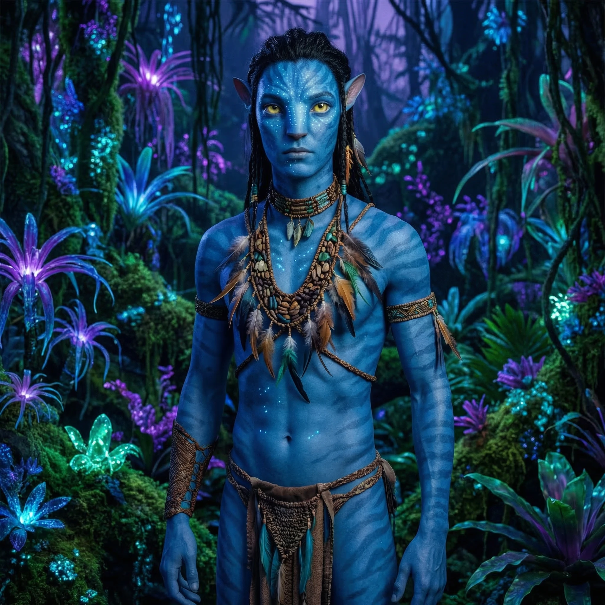 Персонаж из фильма «Аватар» — Nano Banana Pro промт