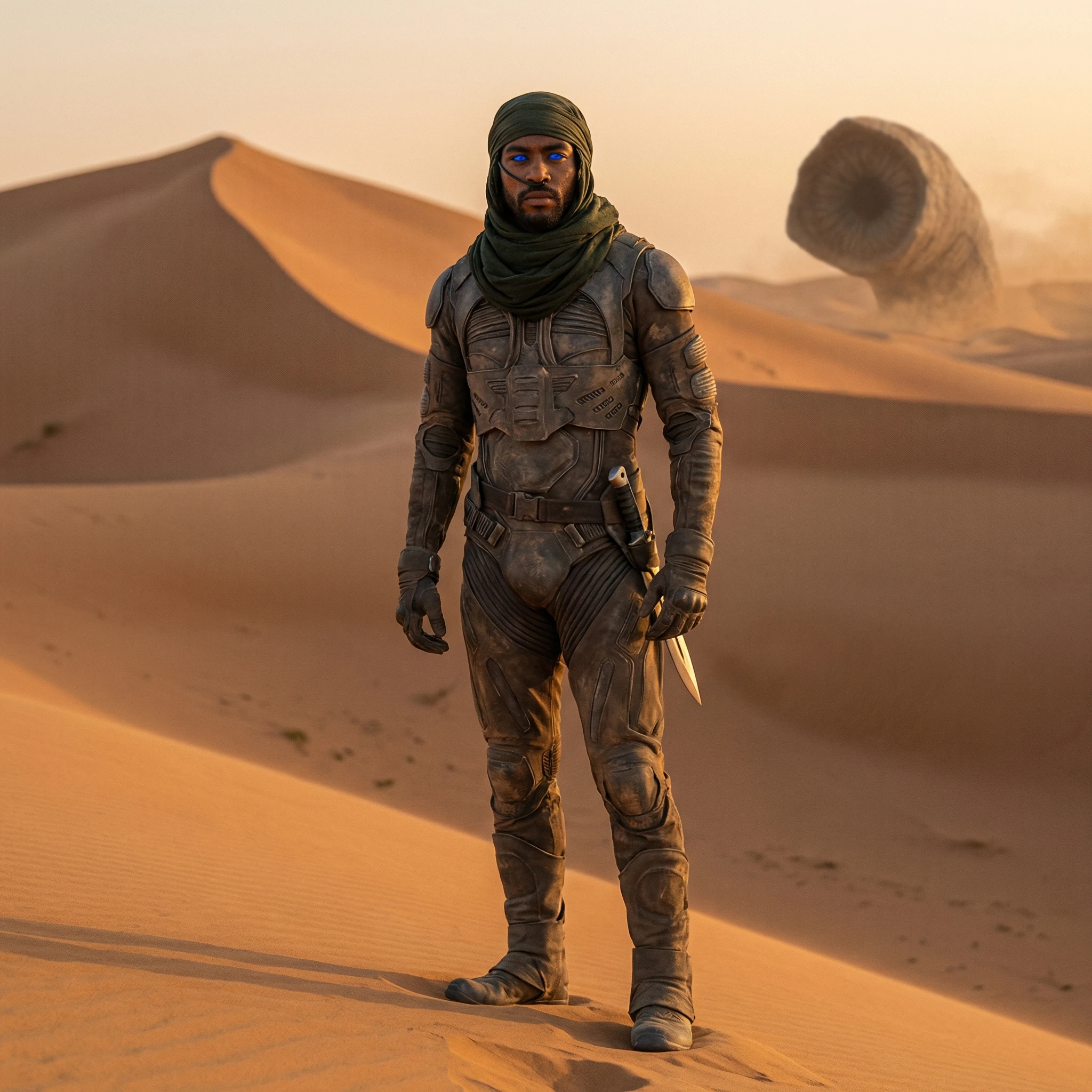 Персонаж из фильма «Дюна» — Nano Banana Pro промт