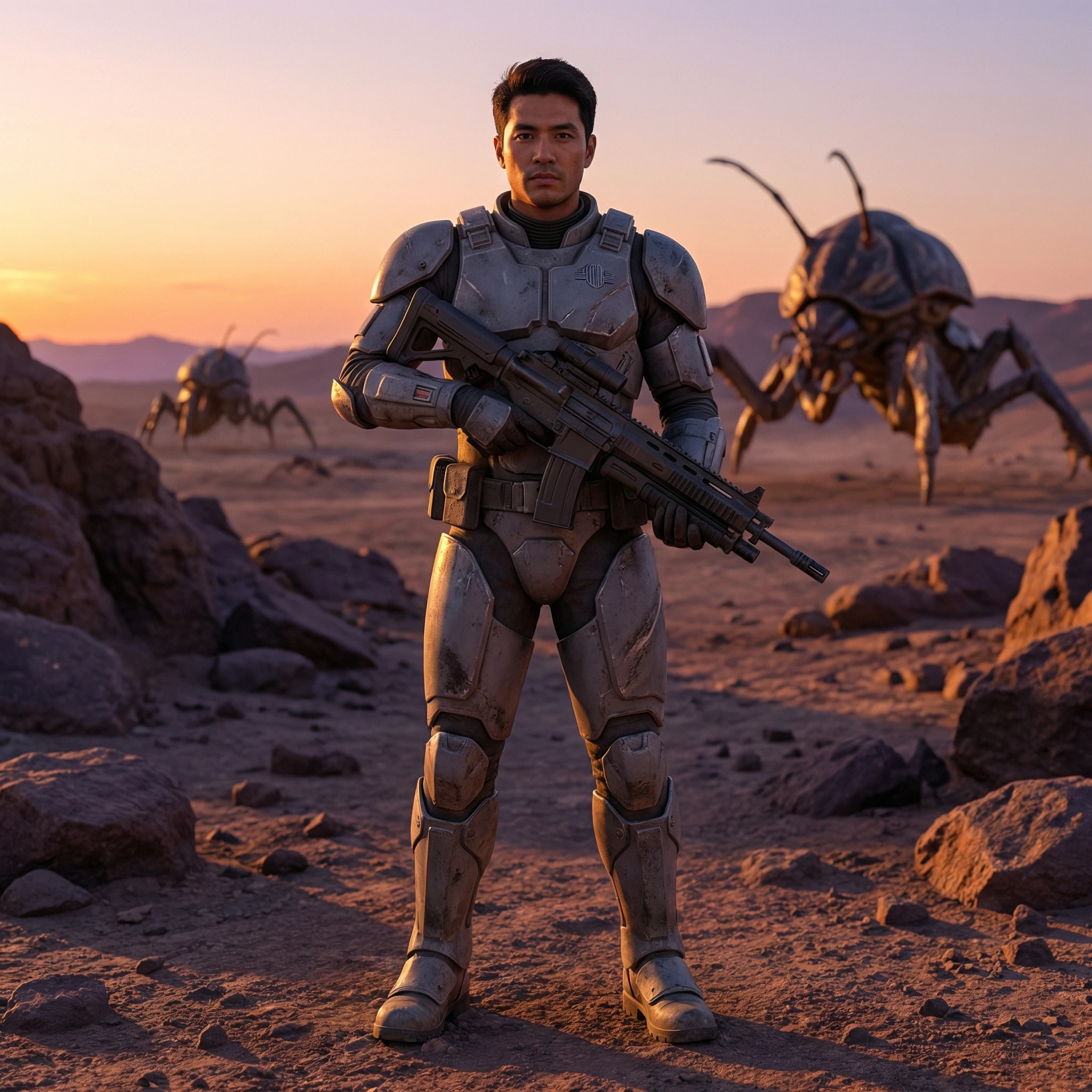 Персонаж из фильма «Звездный десант» — Nano Banana Pro промт