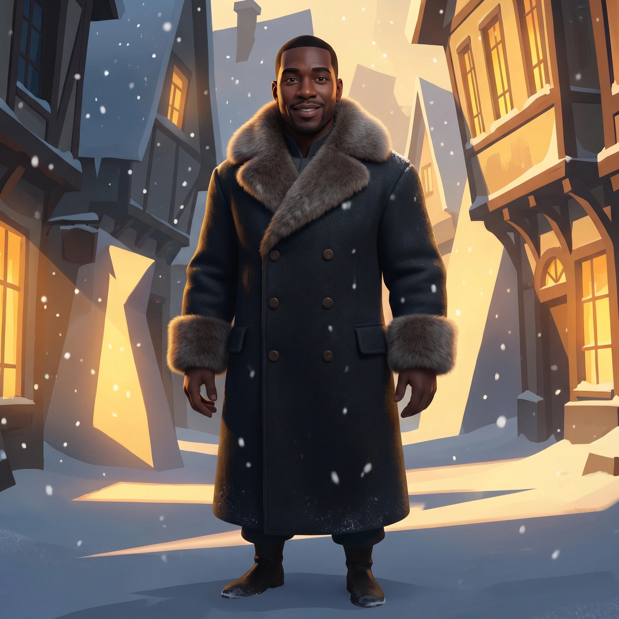 Персонаж из мультфильма «Клаус» — Nano Banana Pro промт