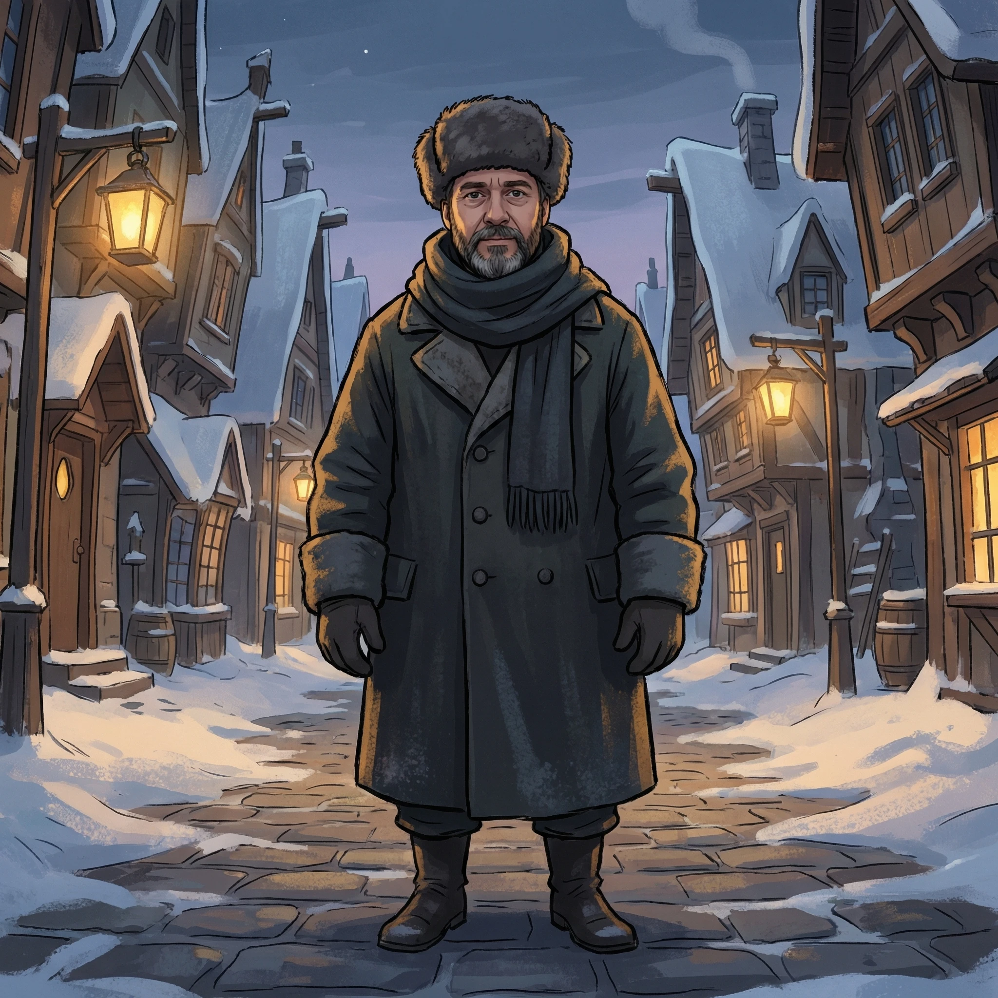 Персонаж из мультфильма «Клаус» — Nano Banana Pro промт