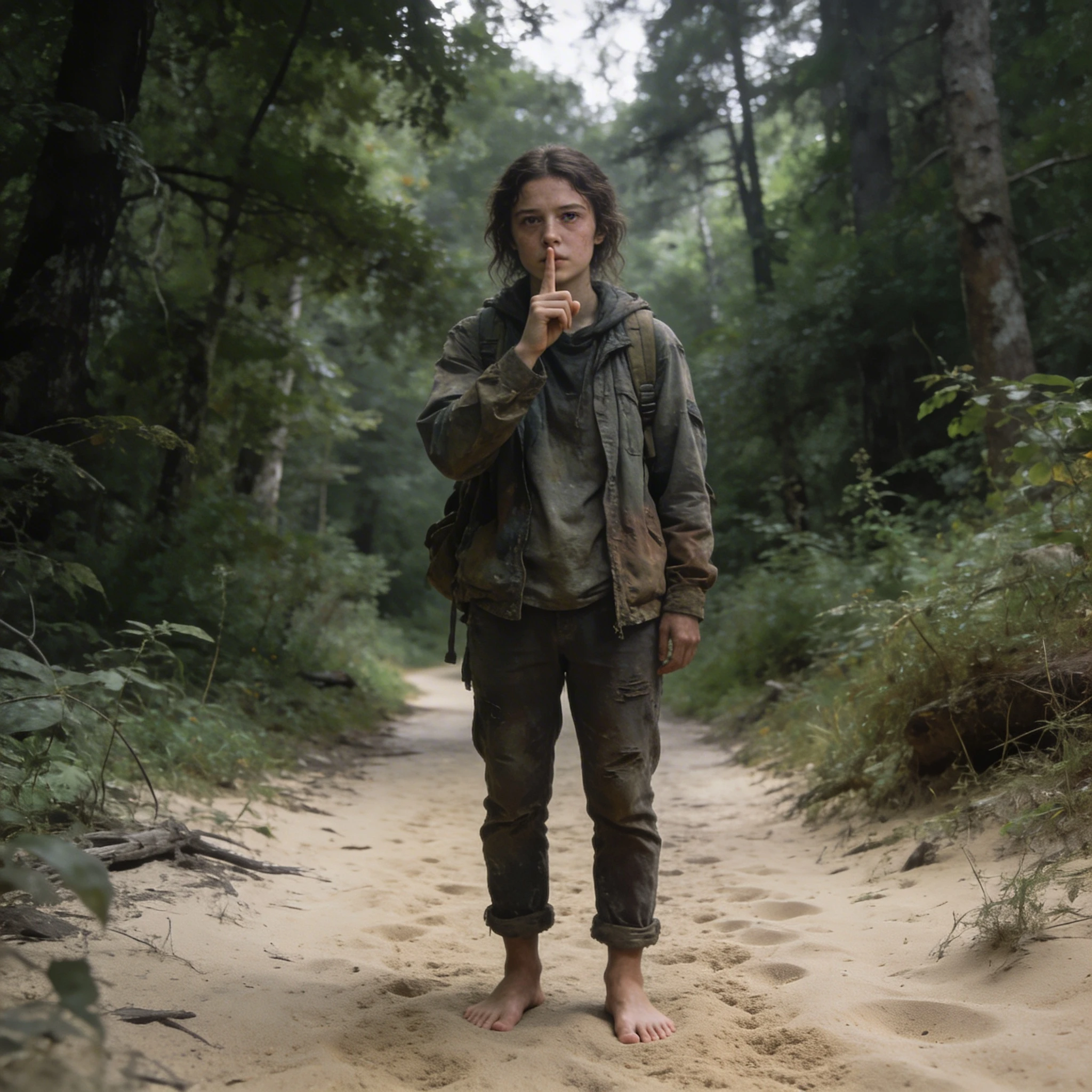 Персонаж хоррора «Тихое Место» — Seedream 4.5 промт