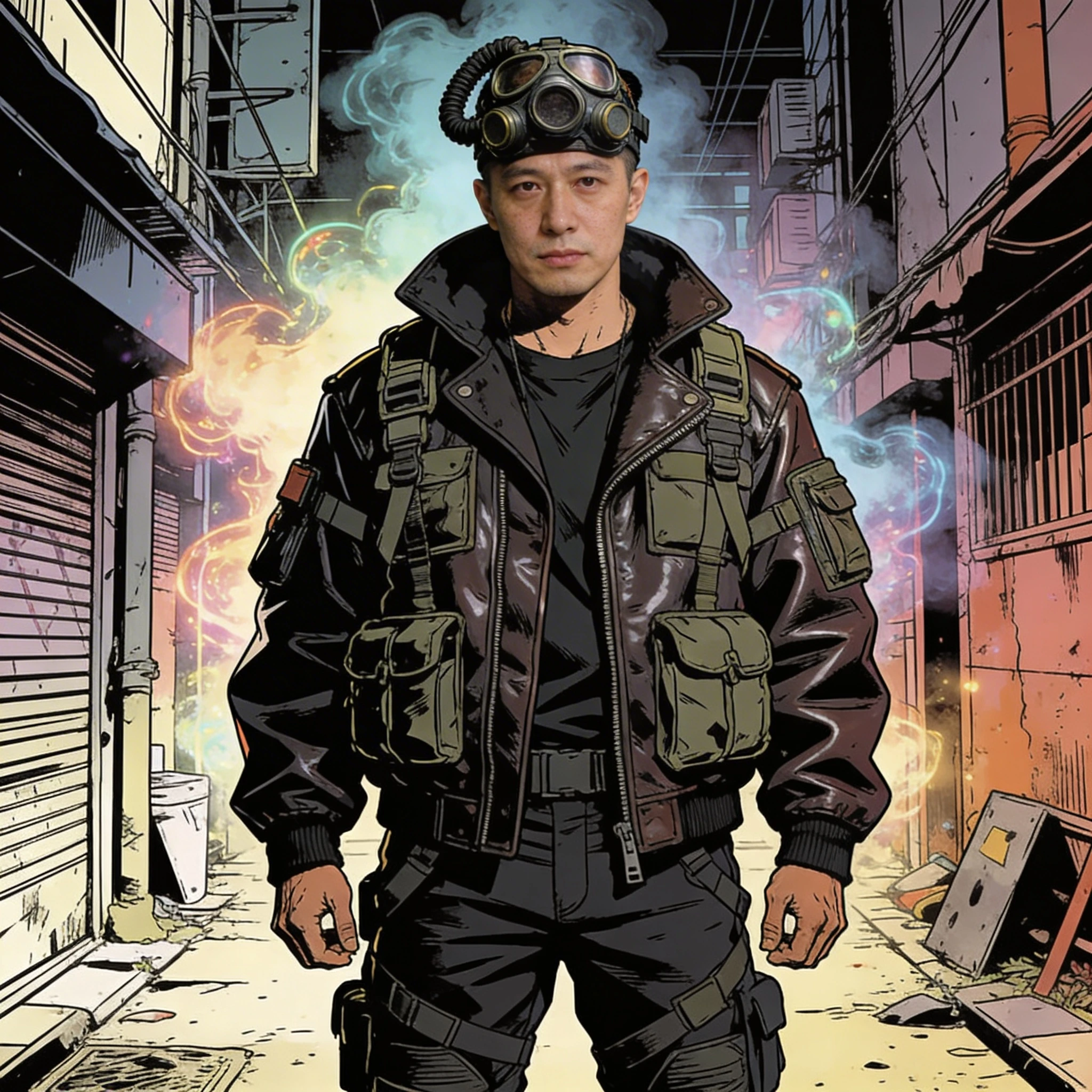 Персонаж манги «Dorohedoro» — Seedream 4.5 промт