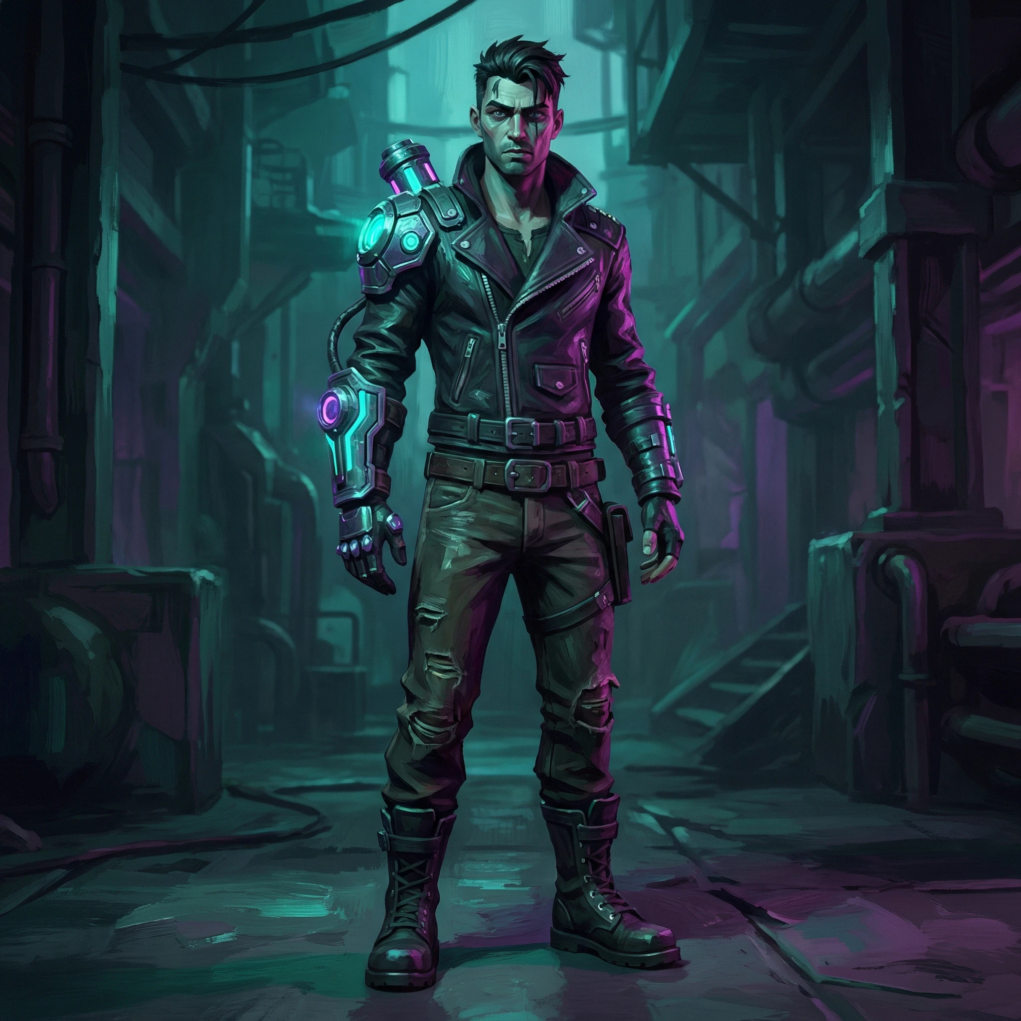 Персонаж мультфильма «Arcane» — Nano Banana Pro промт