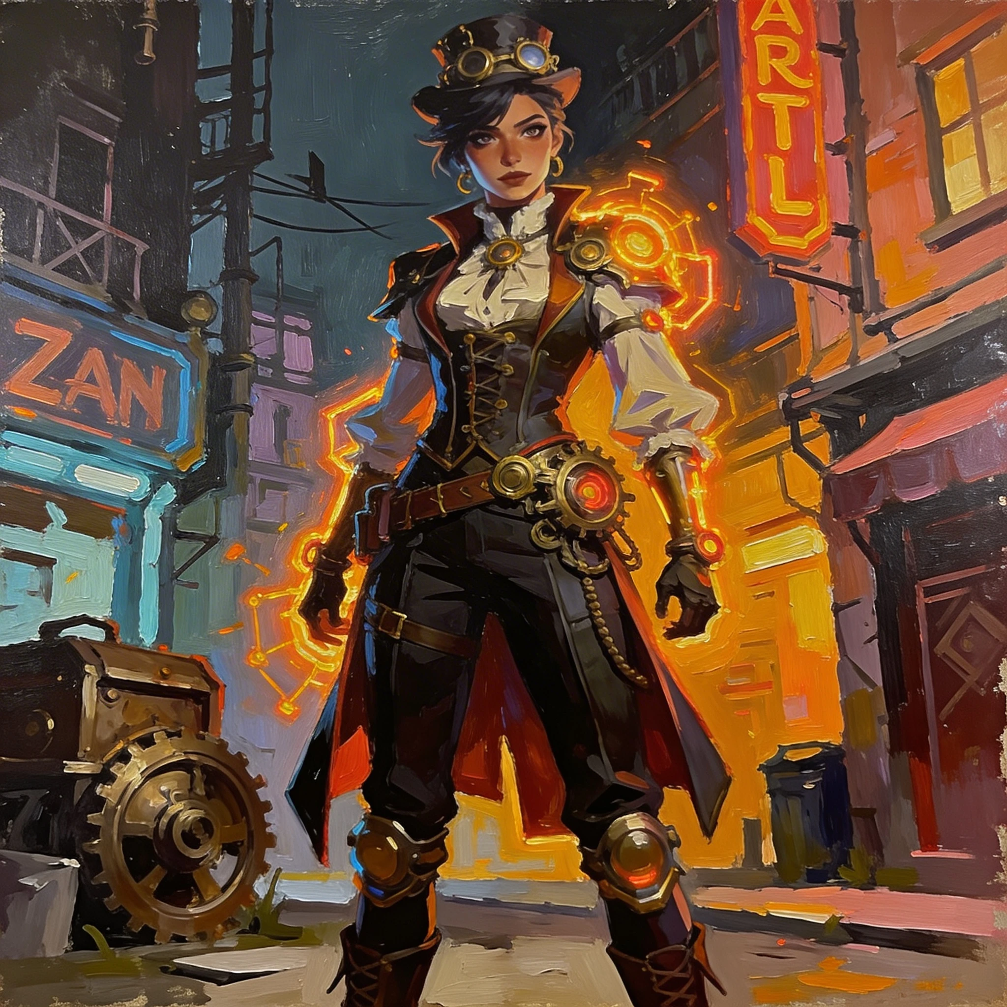 Персонаж мультфильма «Arcane» — Seedream 4.5 промт