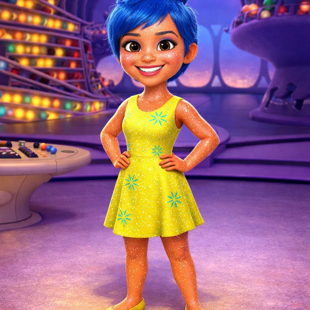 Персонаж мультфильма «Головоломка» — GPT Image 1.5 промт