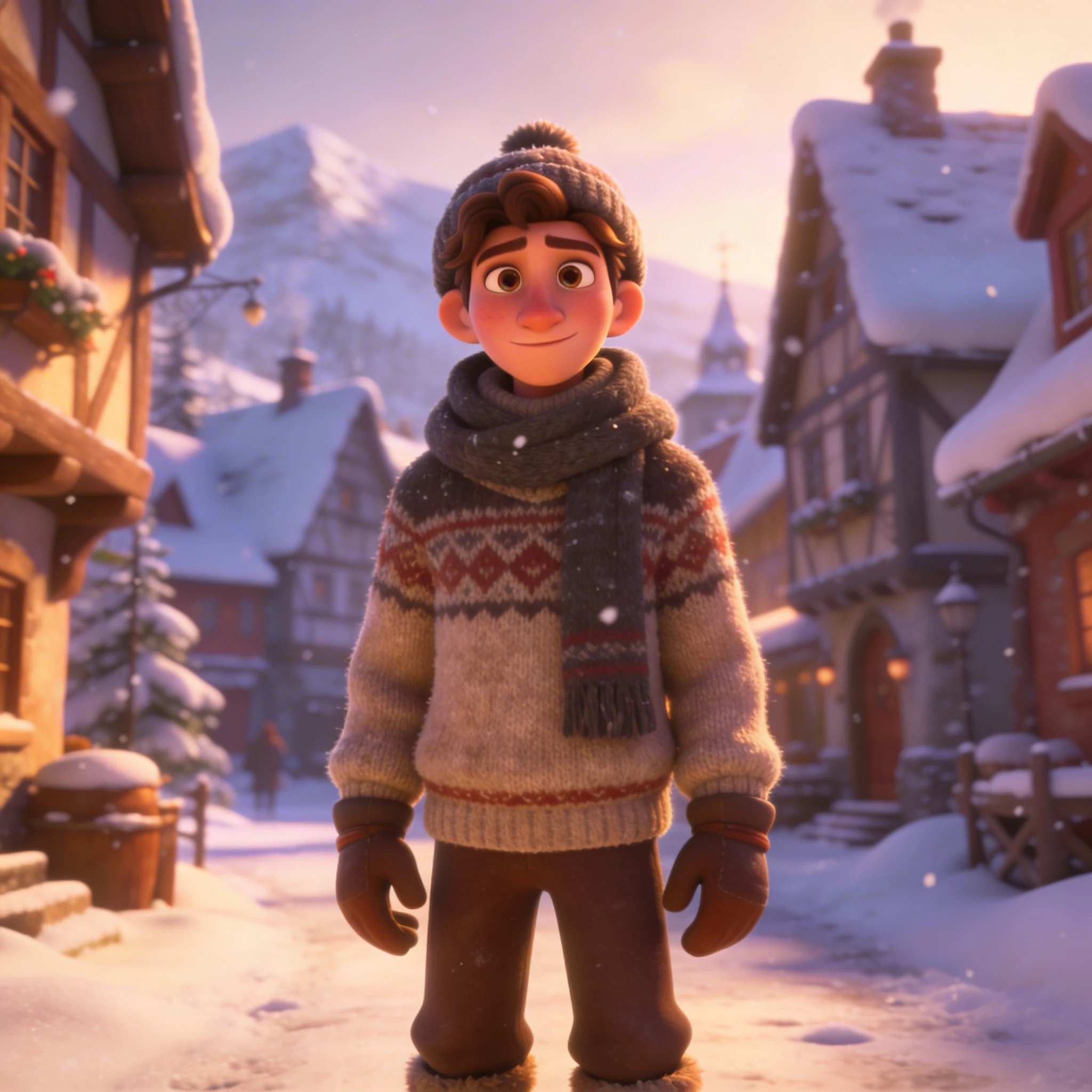 Персонаж мультфильма 'Клаус' — Seedream 4.5 промт