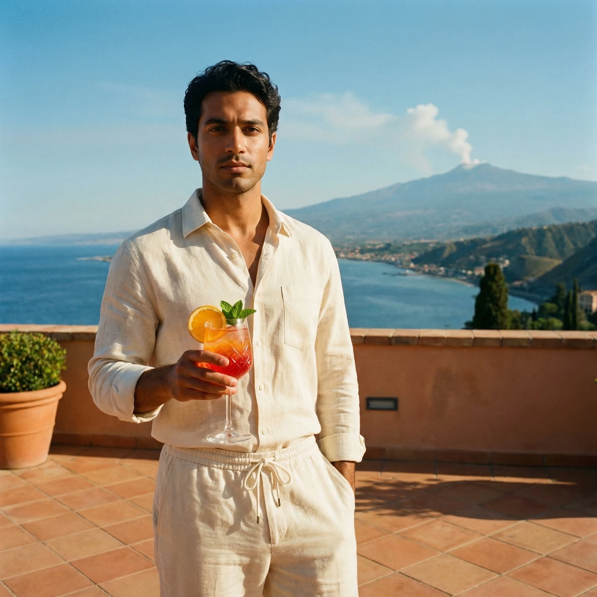 Персонаж сериала «Белый лотос» — Nano Banana Pro промт