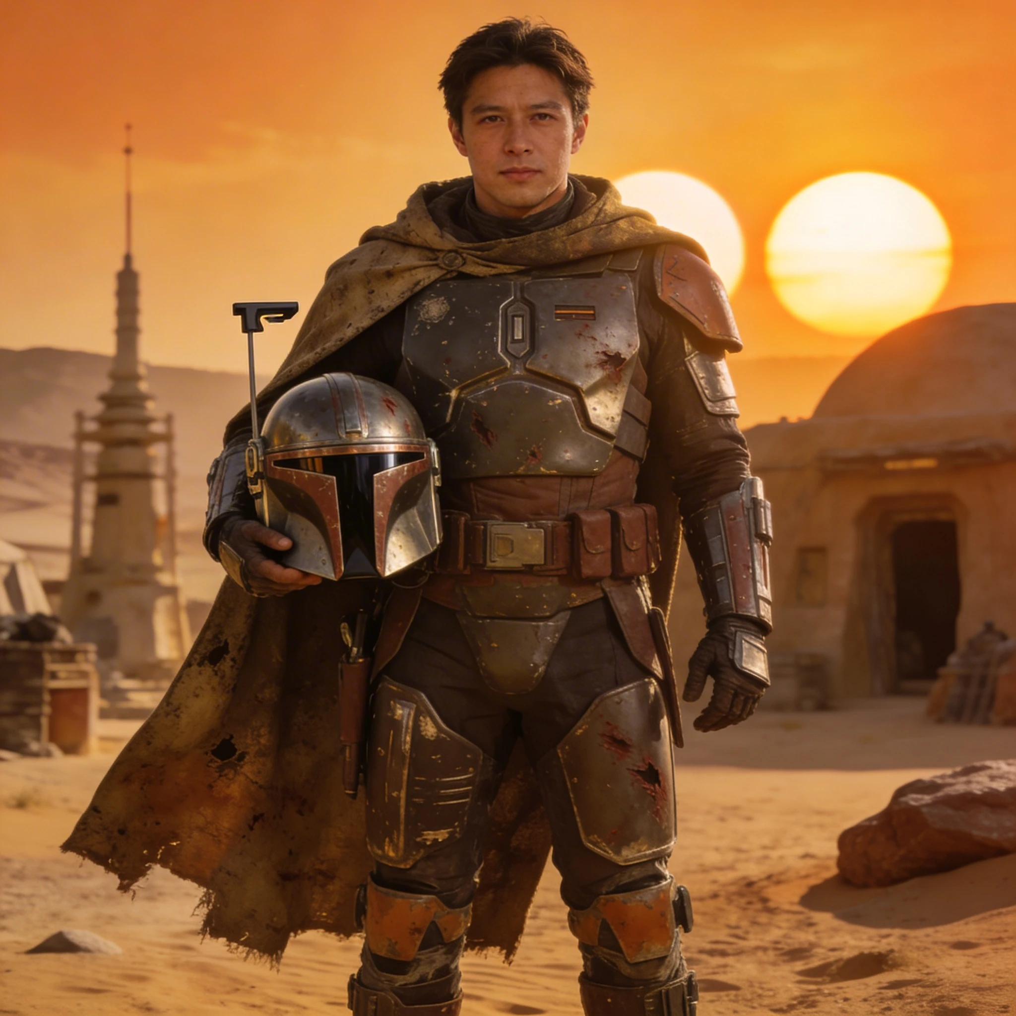 Персонаж сериала «Мандалорец» — Seedream 4.5 промт