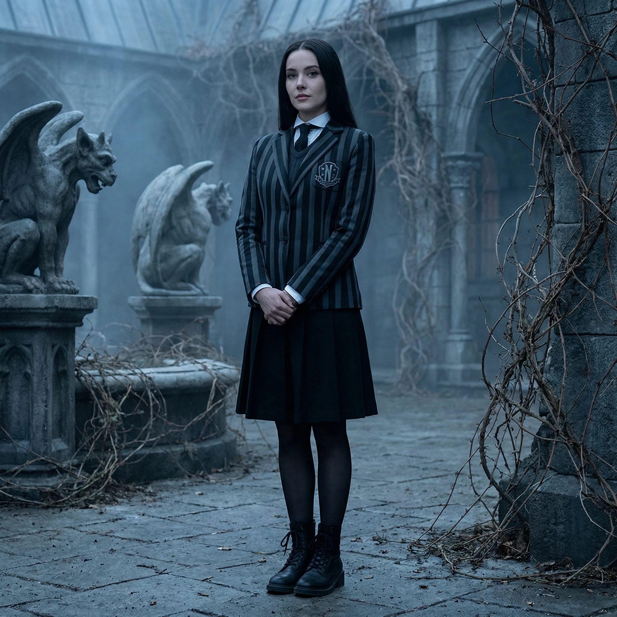 Персонаж сериала «Уэнсдей» — Nano Banana Pro промт