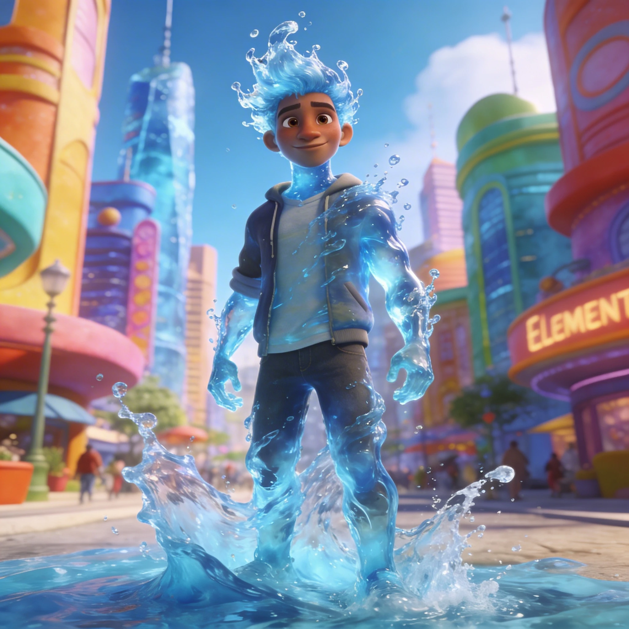 Персонаж в стиле «Элементарно» — Seedream 4.5 промт