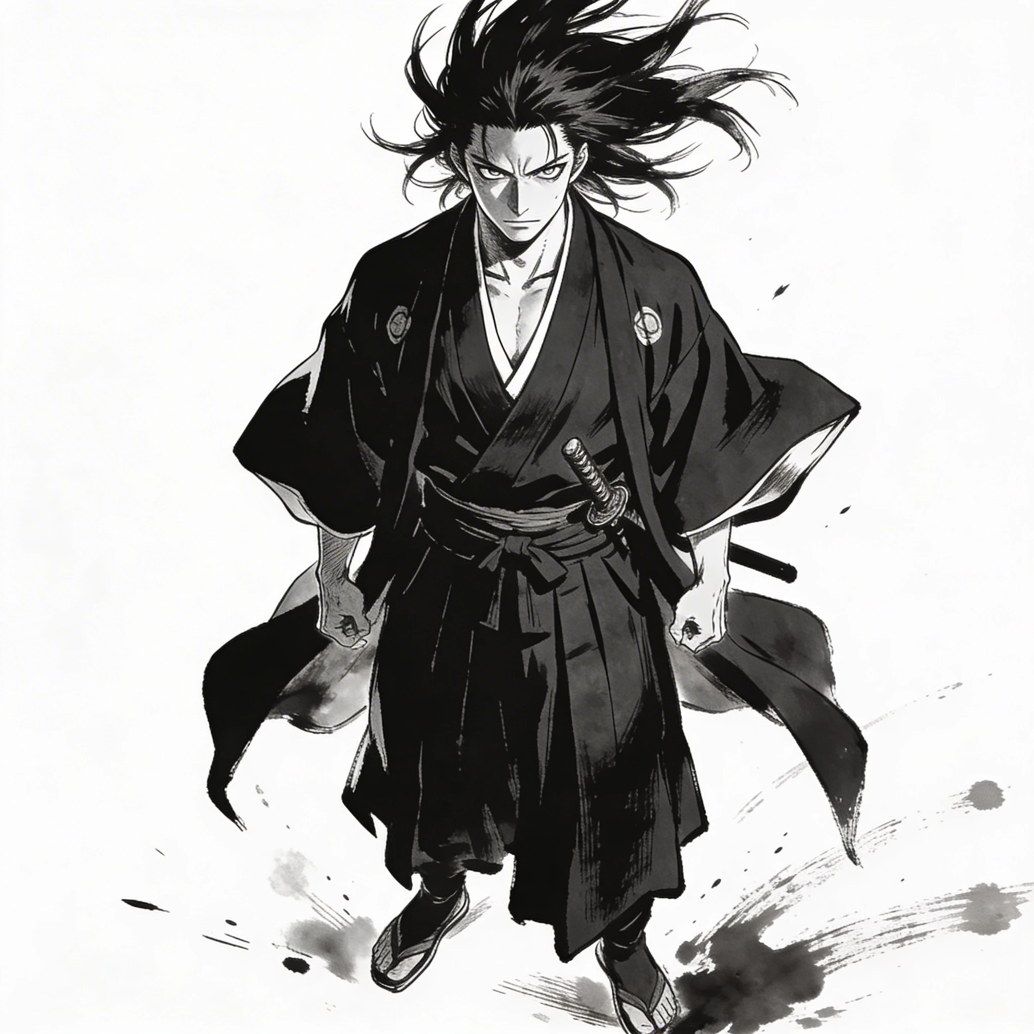 Персонаж в стиле манги «Блич» — Seedream 4.5 промт