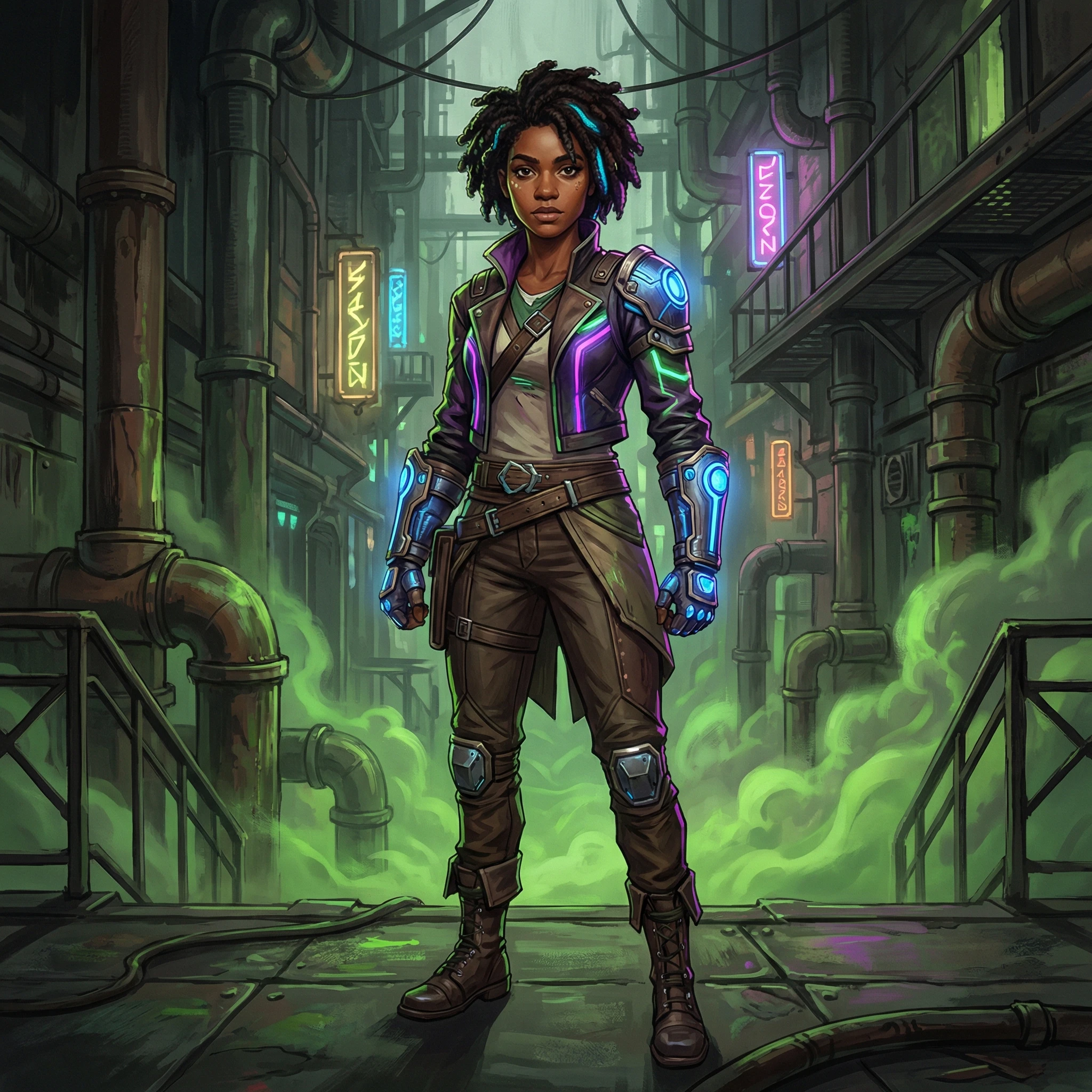 Персонаж в стиле мультфильма «Arcane» — Nano Banana Pro промт