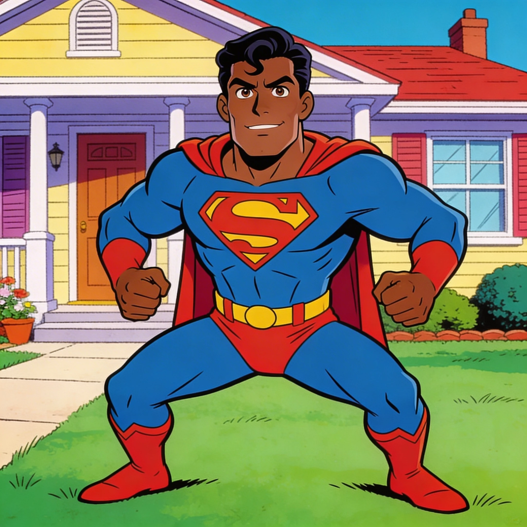 Персонаж в стиле мультфильмов 90-х — Seedream 4.5 промт