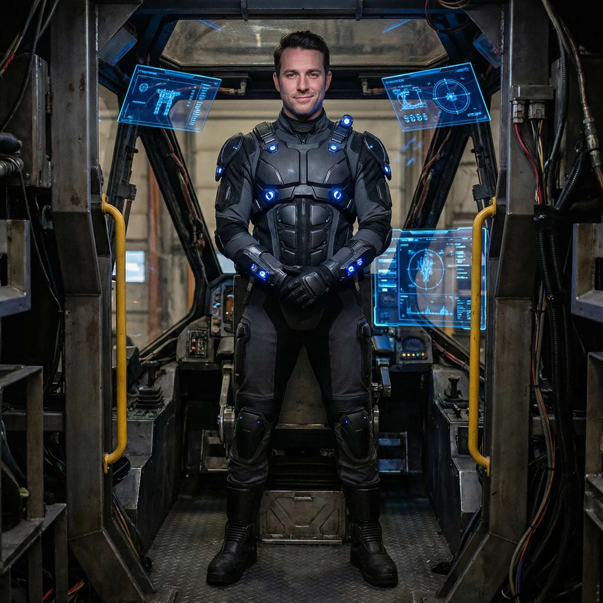 Пилот меха-робота — Nano Banana Pro промт