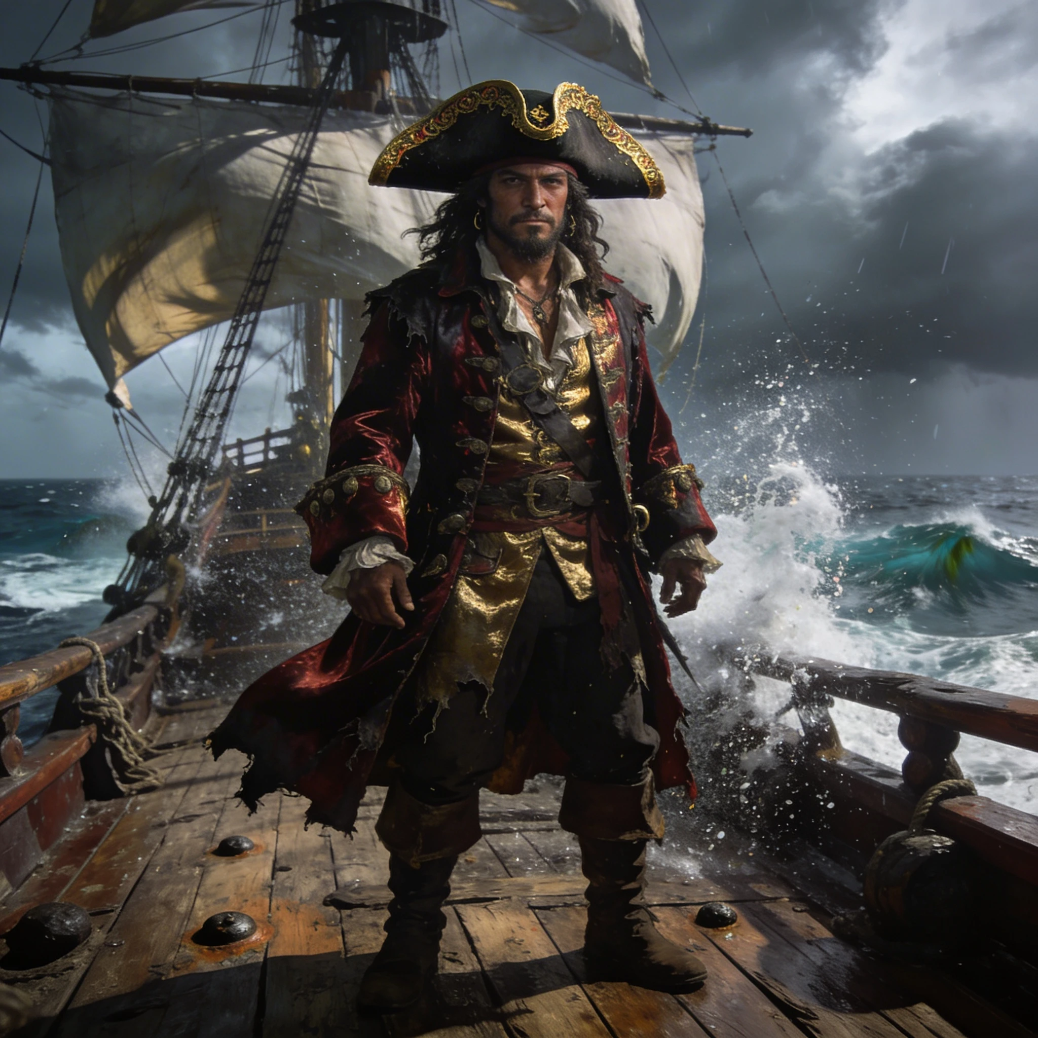 Пират Золотого века — Seedream 4.5 промт