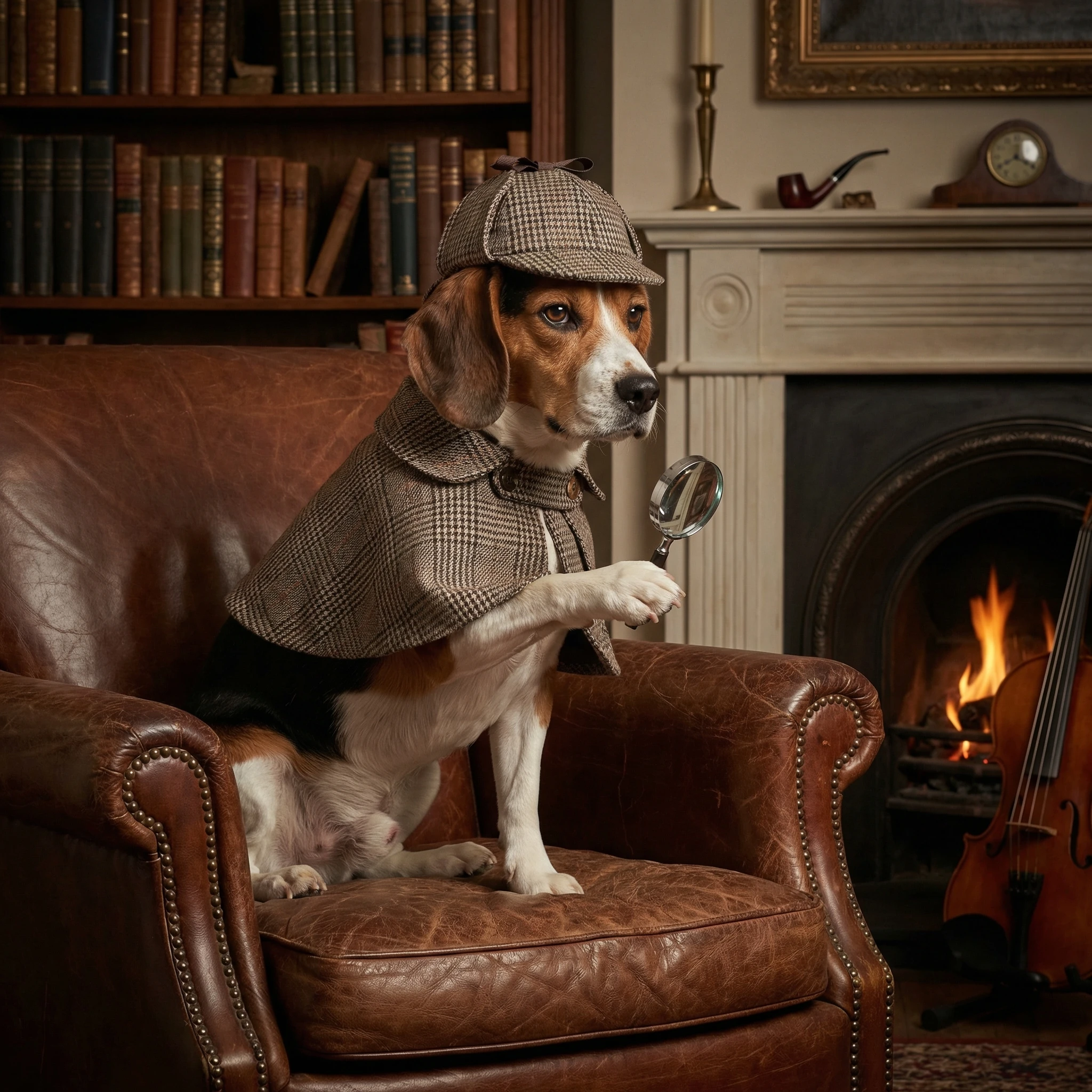 Питомец — Детектив с Бейкер-стрит — Nano Banana Pro промт