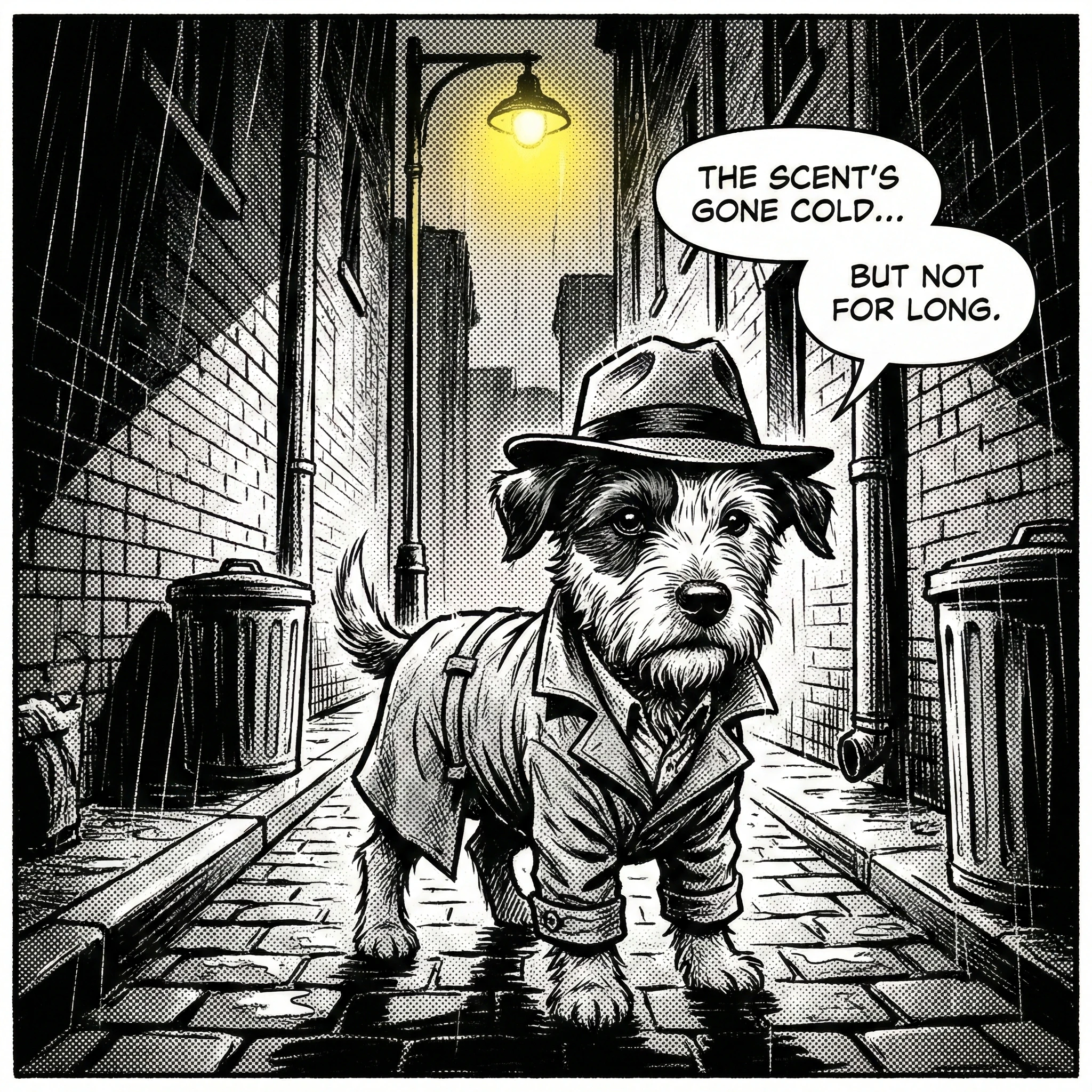 Питомец — Детектив в стиле комиксов — Nano Banana Pro промт