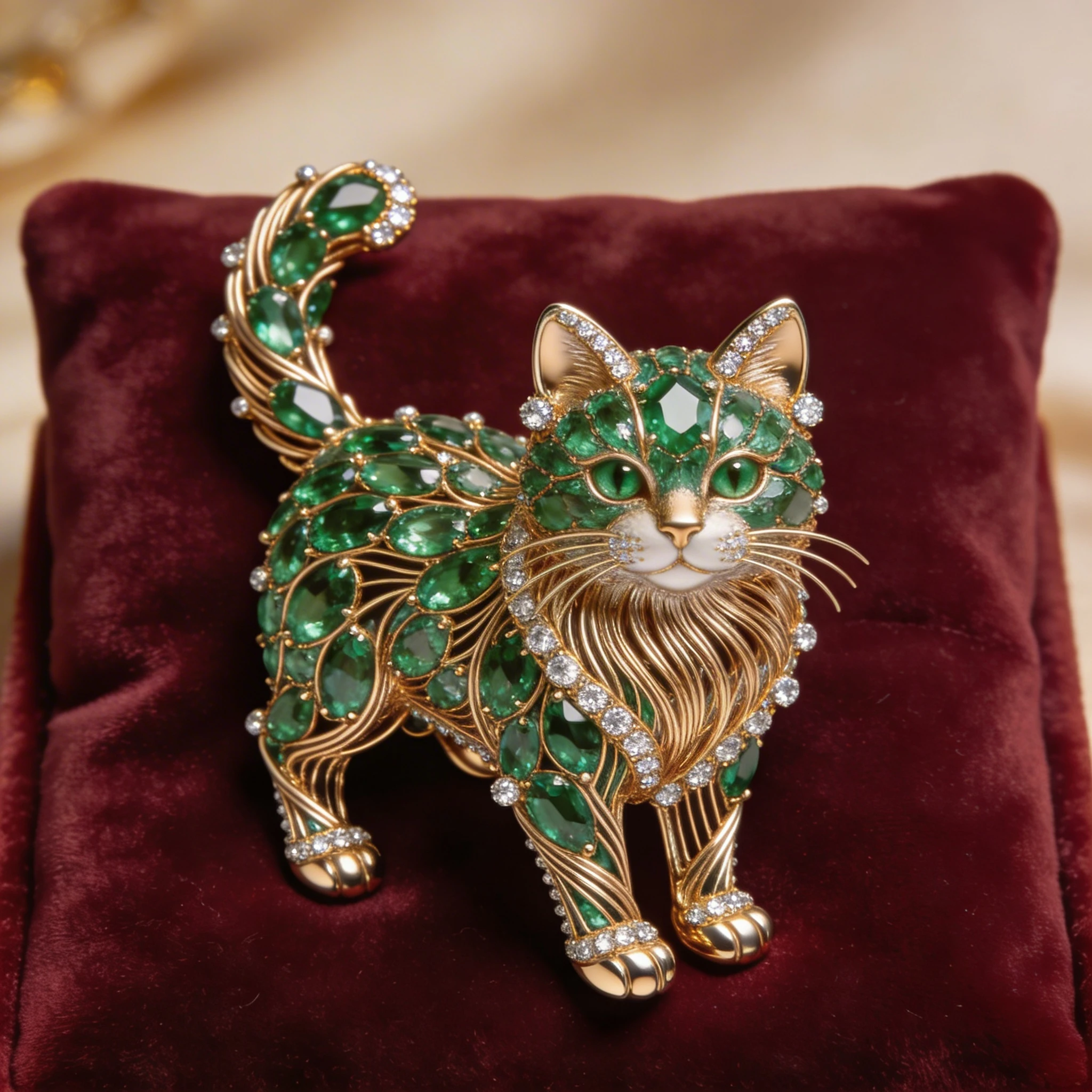 Питомец — Драгоценная Брошь — Seedream 4.5 промт