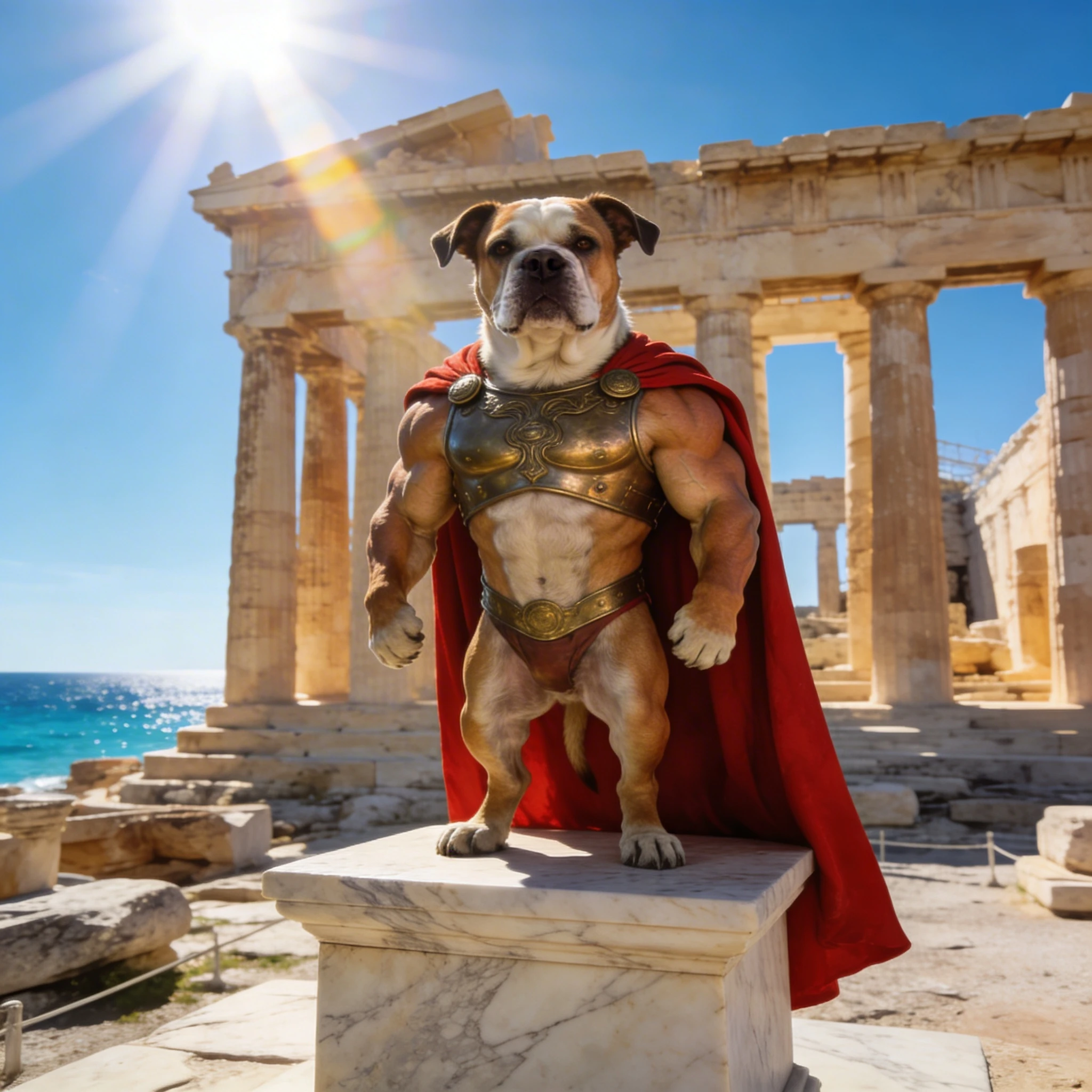 Питомец — Древнегреческий Герой — Seedream 4.5 промт