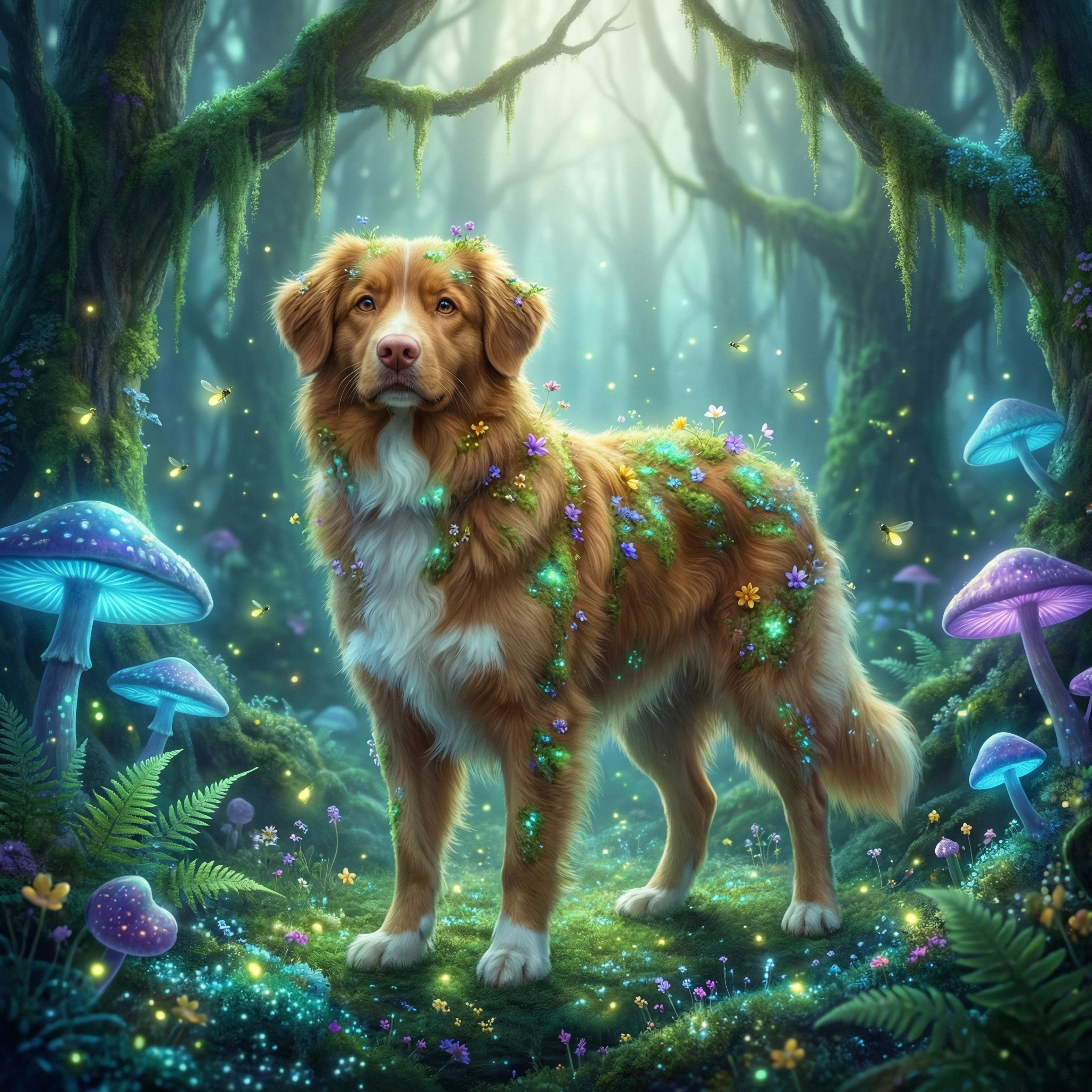 Питомец — Древний Дух Леса — Nano Banana Pro промт