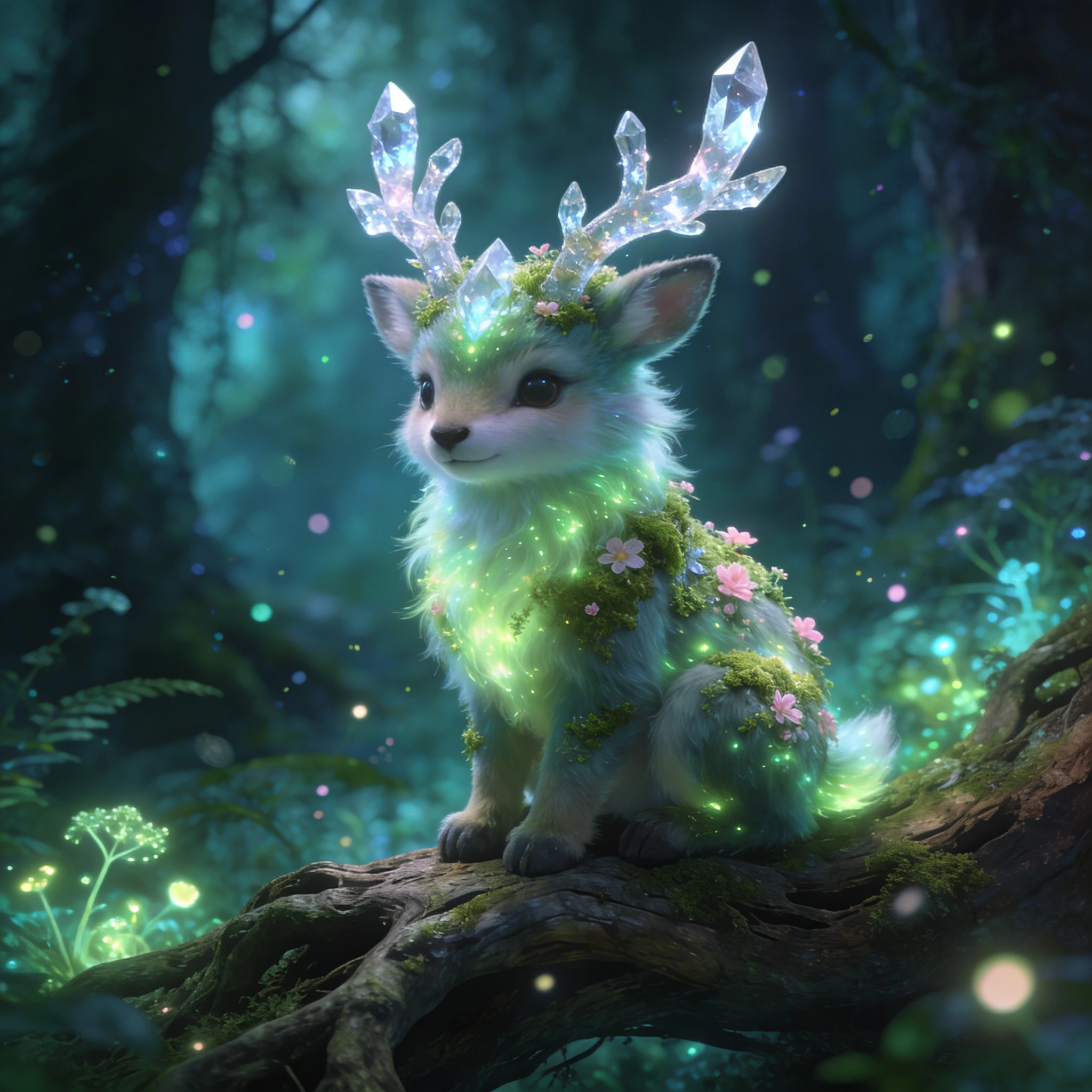 Питомец — мистический хранитель леса — Seedream 4.5 промт