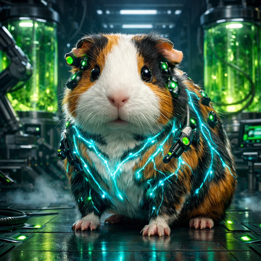 Питомец в стиле «Биопанк» — GPT Image 1.5 промт