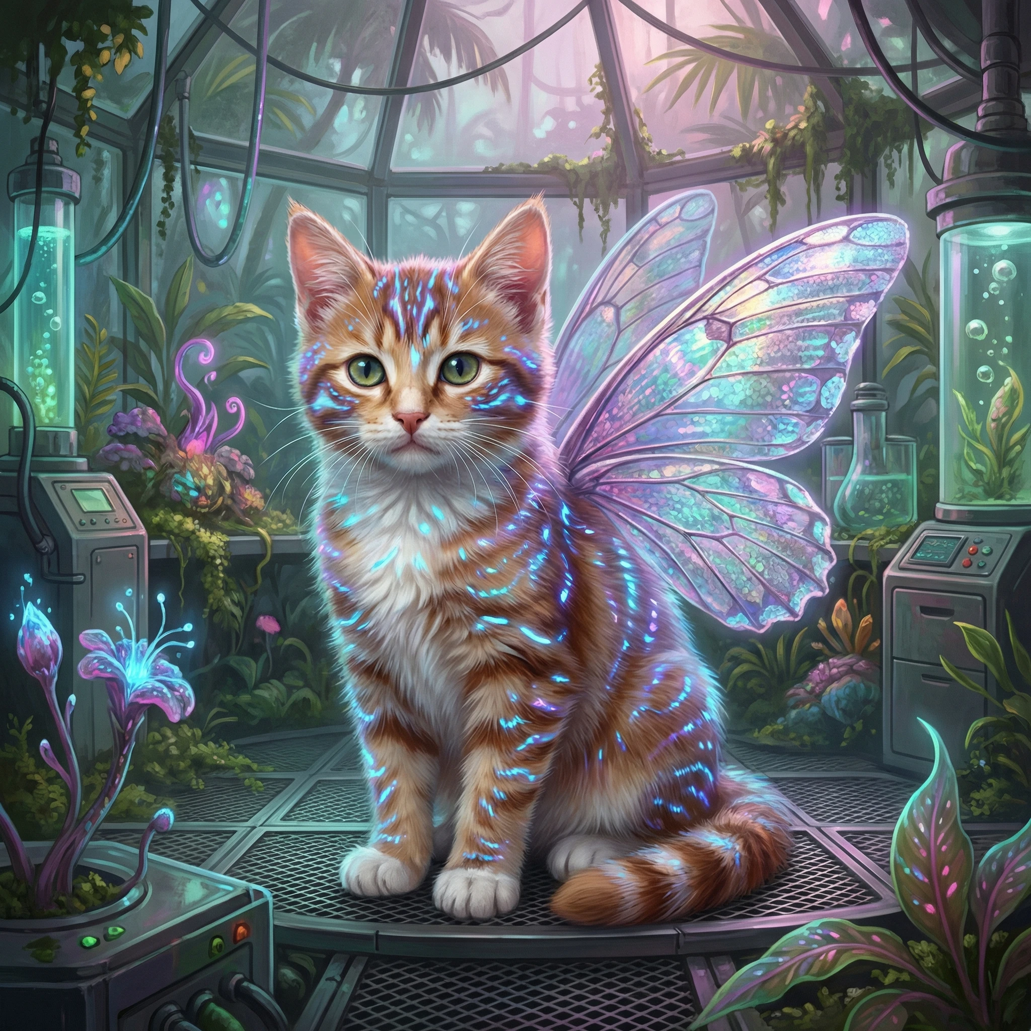 Питомец в стиле «Биопанк» — Nano Banana Pro промт