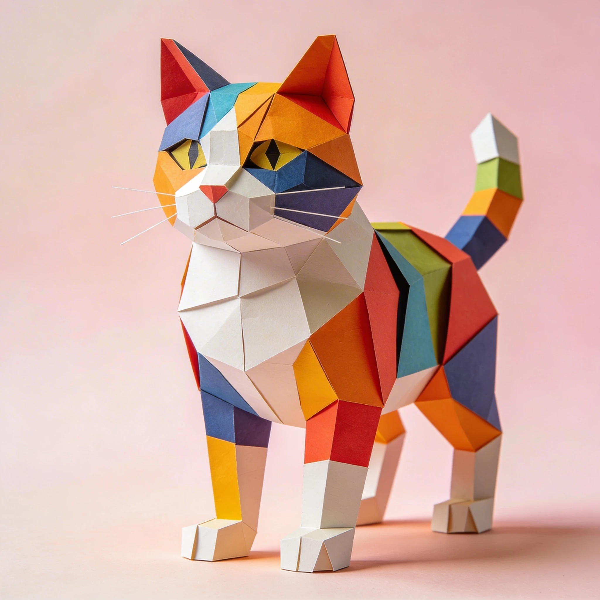 Питомец в стиле бумажного крафта — Seedream 4.5 промт