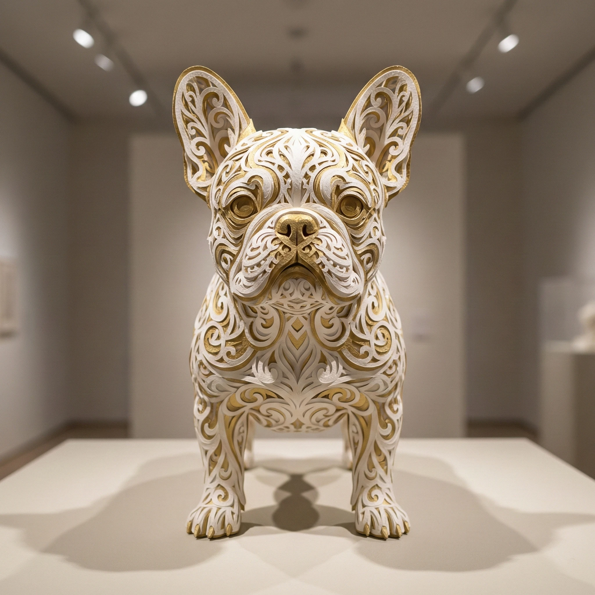 Питомец в стиле бумажной скульптуры — Nano Banana Pro промт