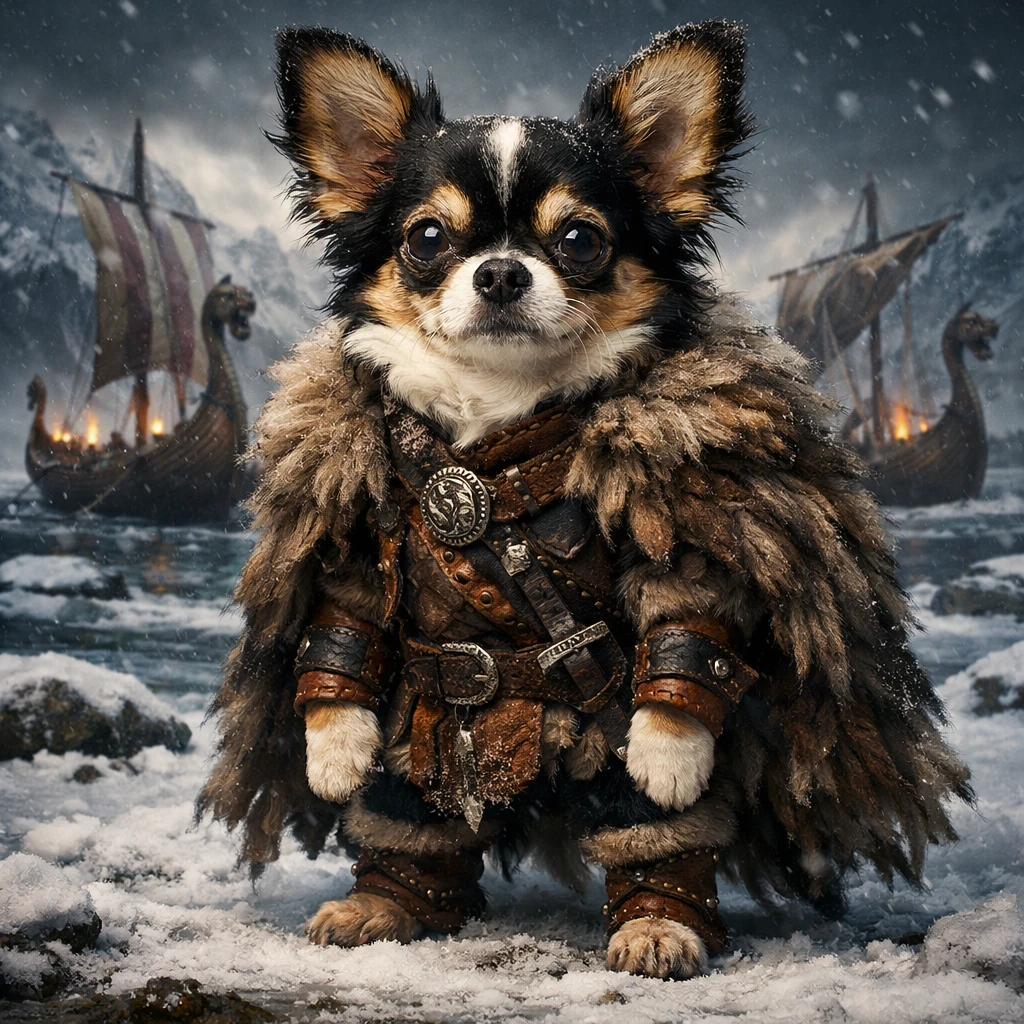 Питомец — Викинг — GPT Image 1.5 промт