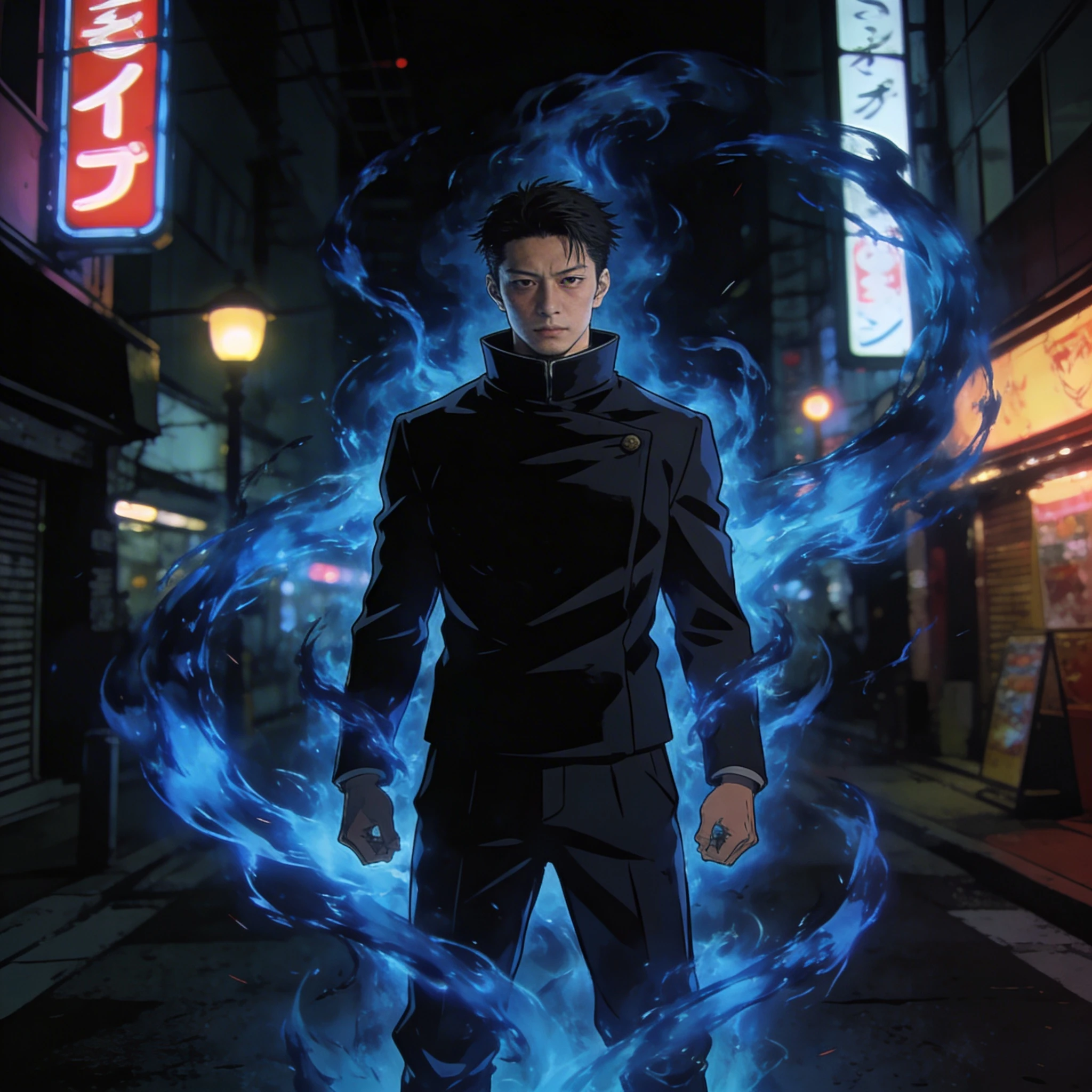 Пользователь магии из школы магической битвы — Seedream 4.5 промт