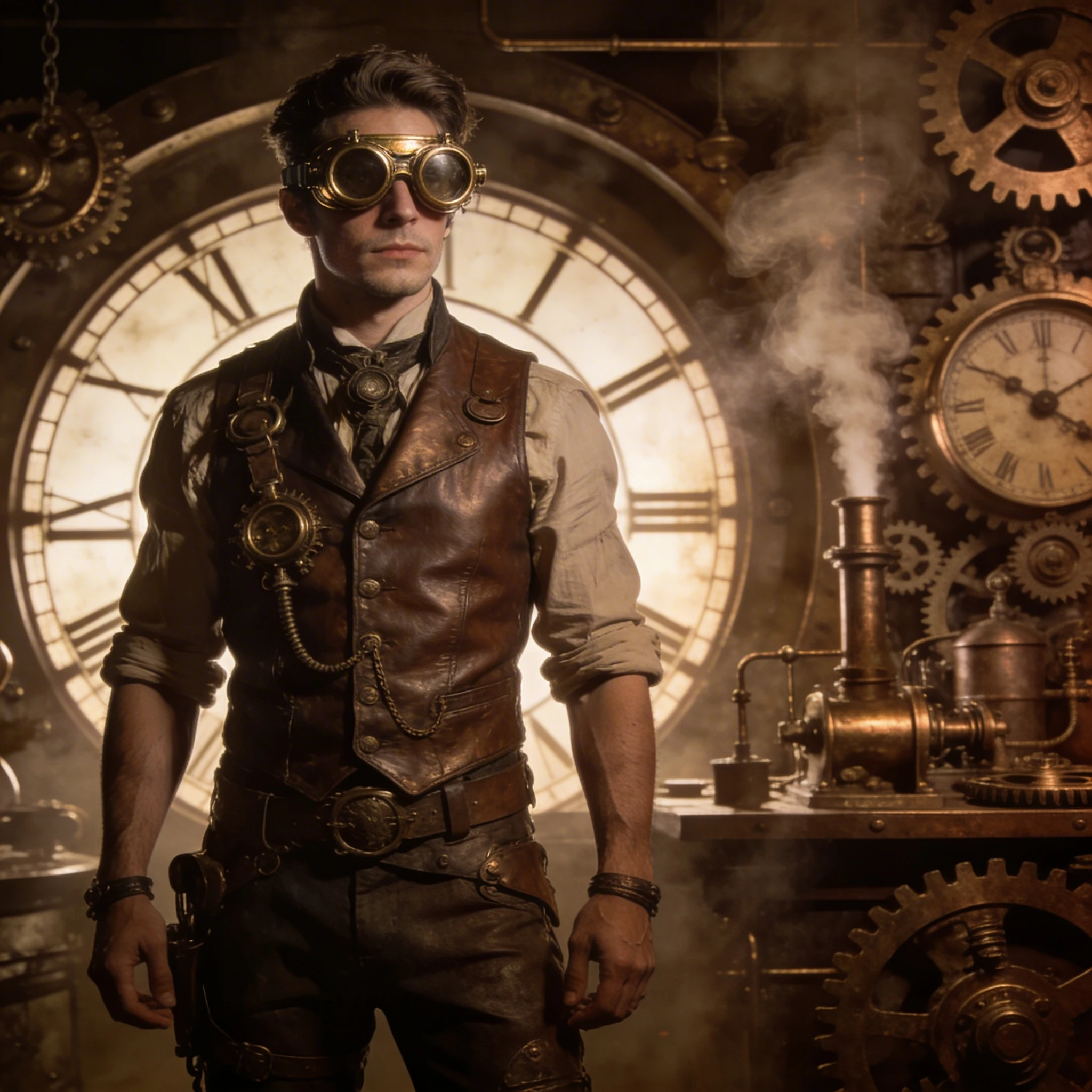 Портрет в стиле стимпанк — Seedream 4.5 промт