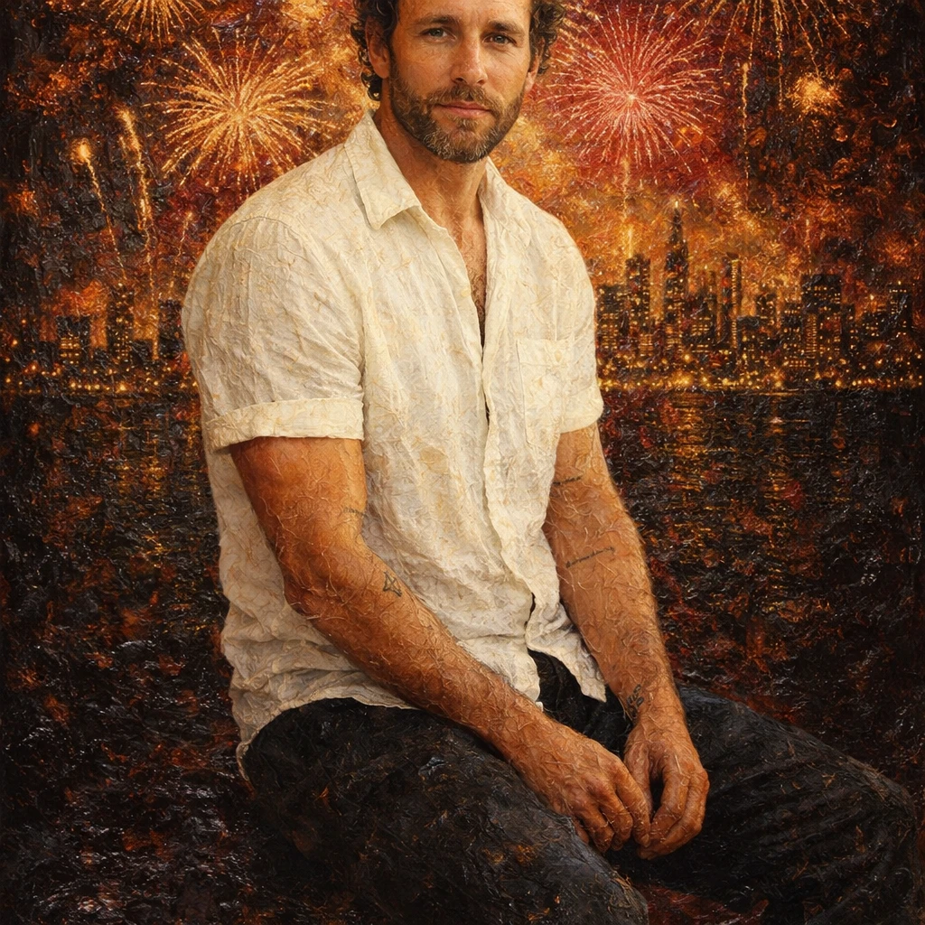 Портрет в технике энкаустики — GPT Image 1.5 промт