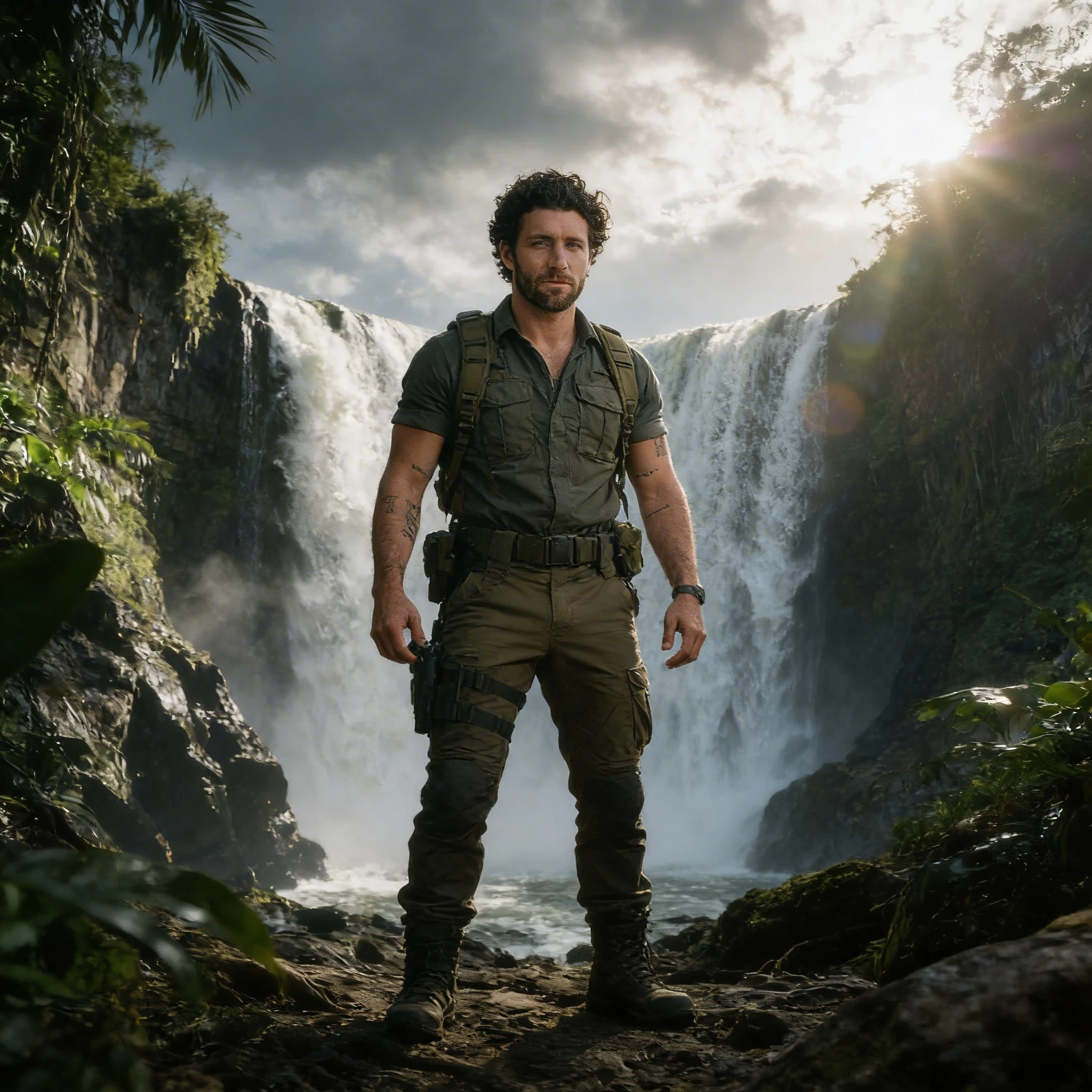 Постер приключенческого боевика — Seedream 4.5 промт