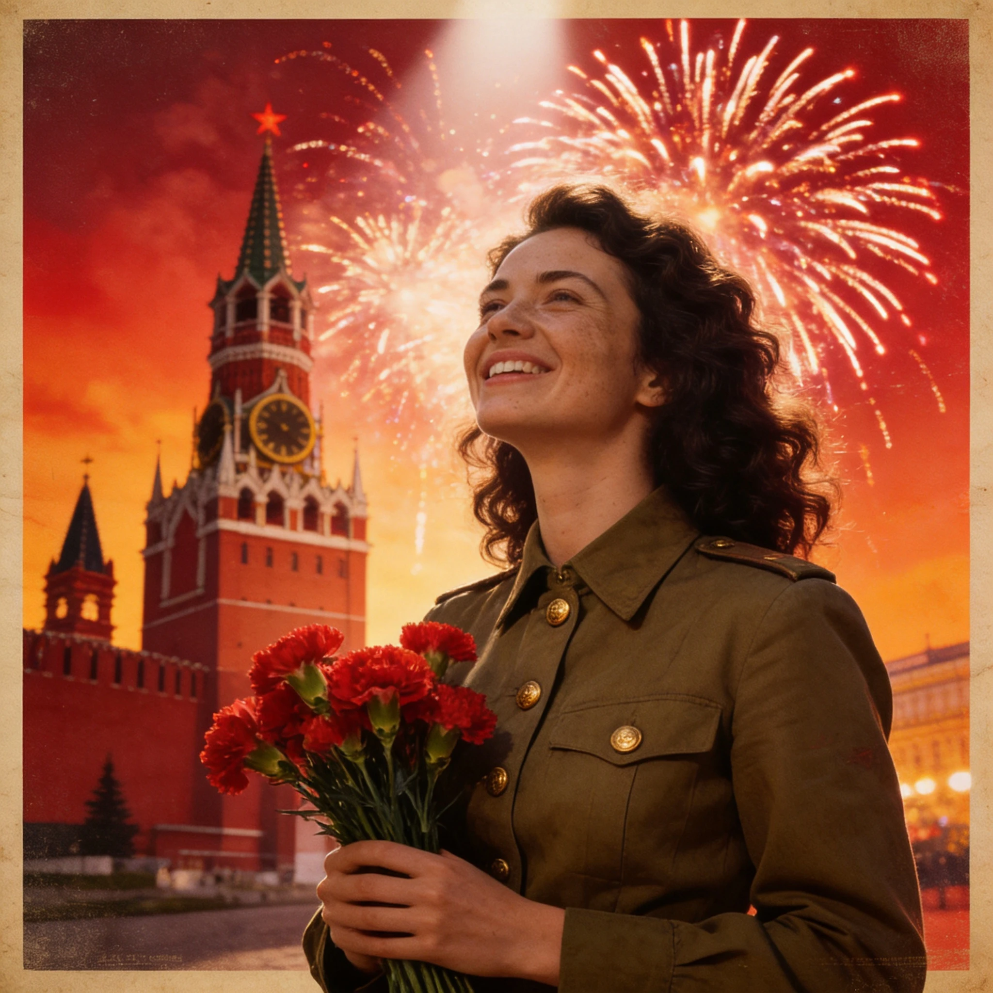 Постер: Цветы Великой Победы — Seedream 4.5 промт