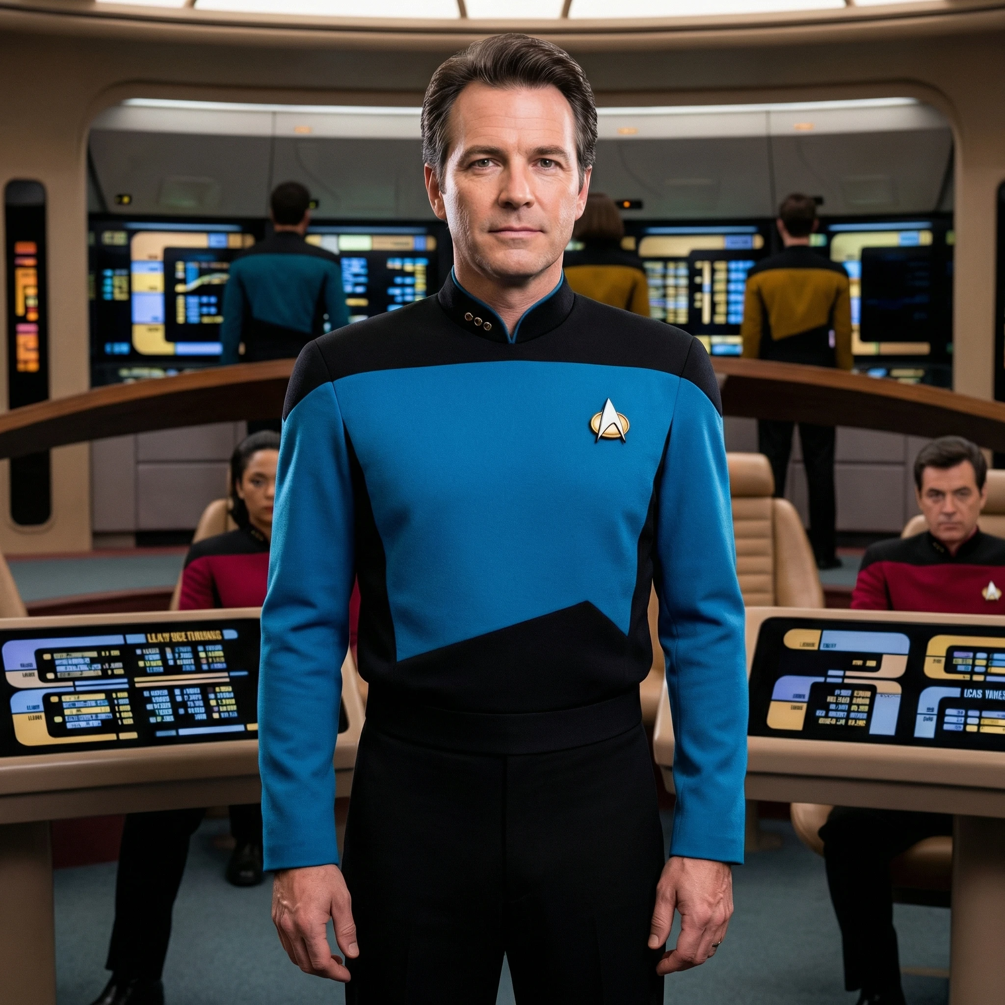 Постер «Звездный Путь: Новое Поколение» — Nano Banana Pro промт