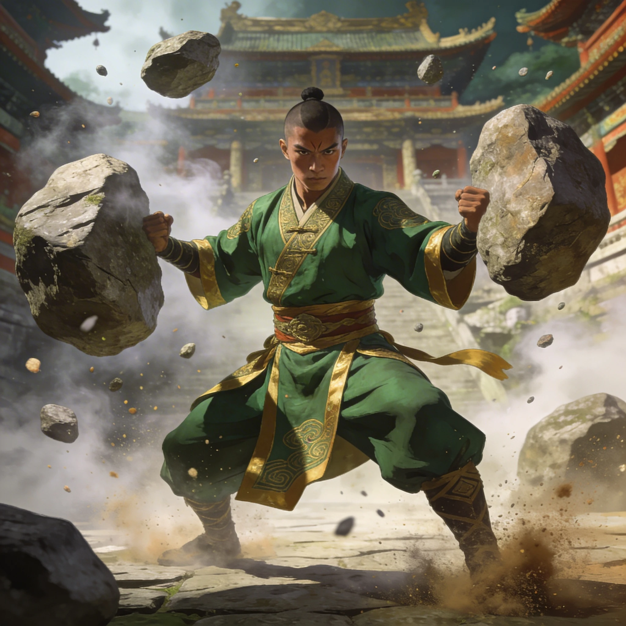 Повелитель стихии в стиле Аватара — Seedream 4.5 промт