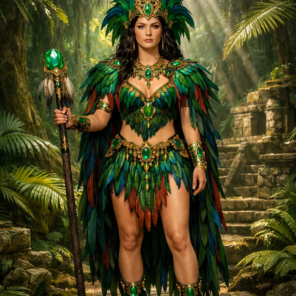 Повелительница диких джунглей — GPT Image 1.5 промт