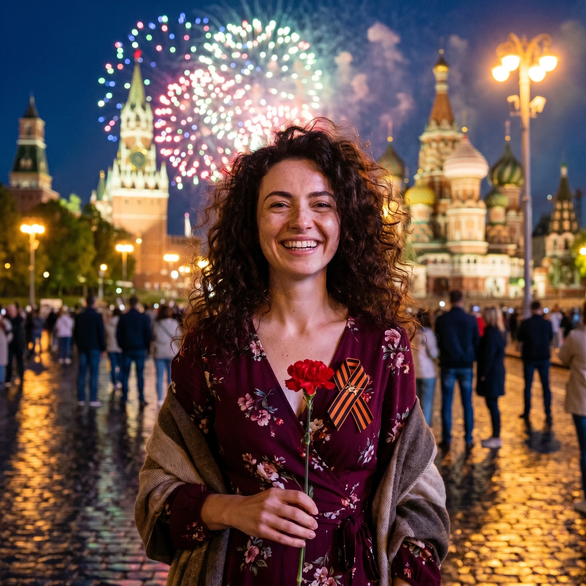 Праздничный вечер Победы — Nano Banana Pro промт