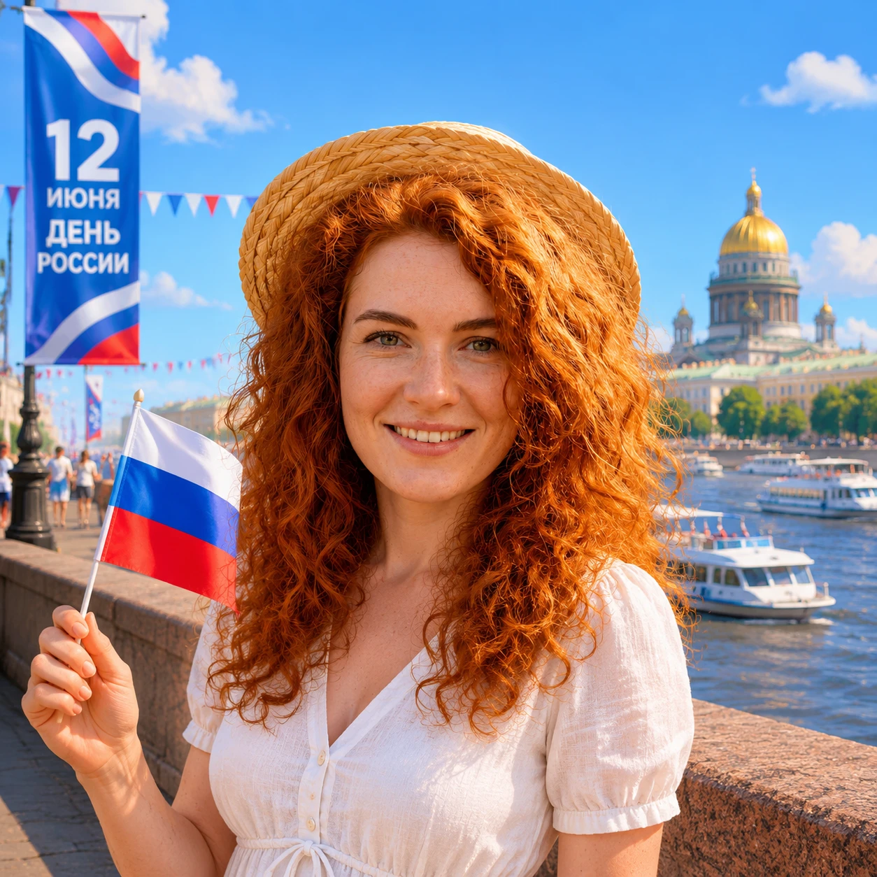 Праздник на Набережной — GPT Image 1.5 промт