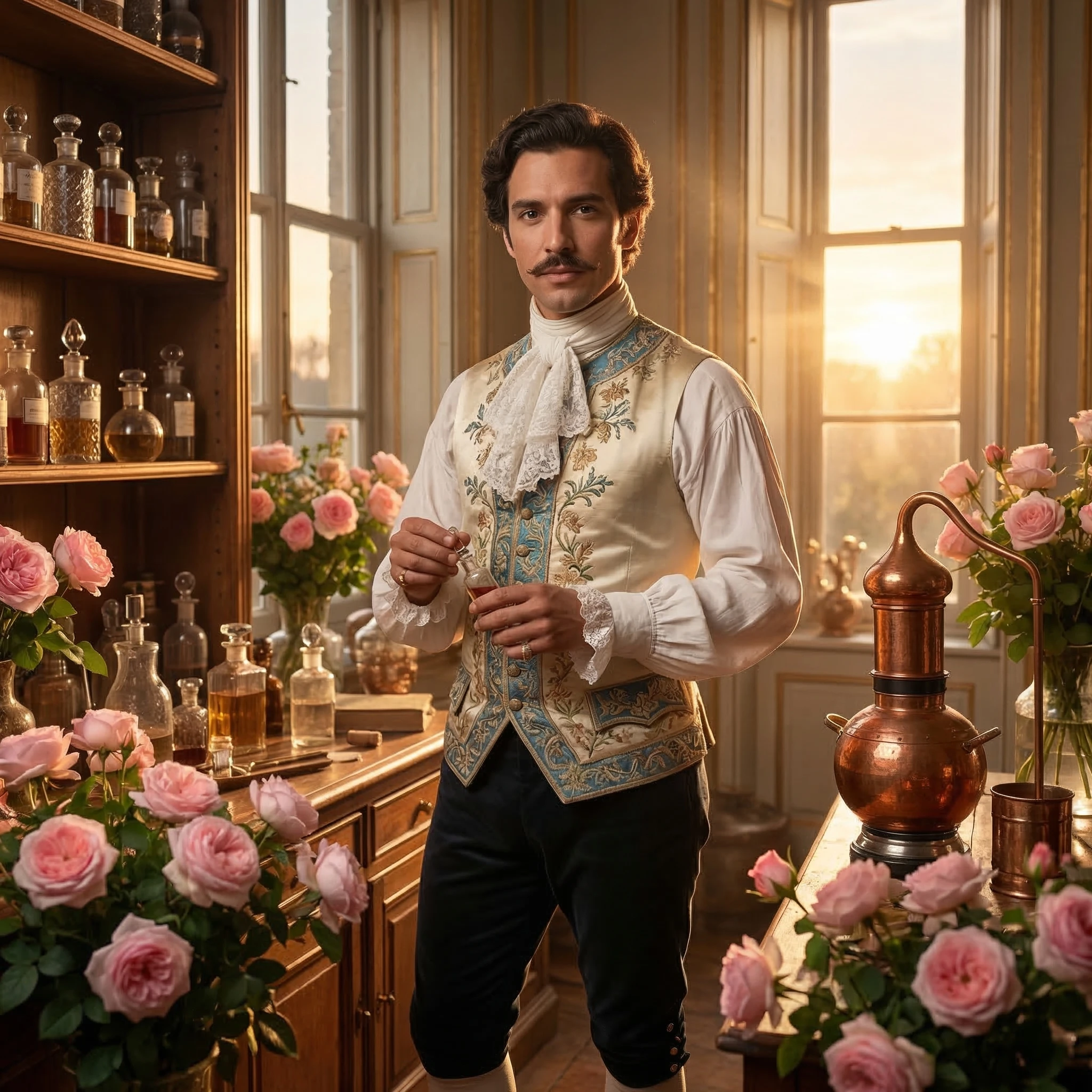 Придворный парфюмер Версаля — Nano Banana Pro промт