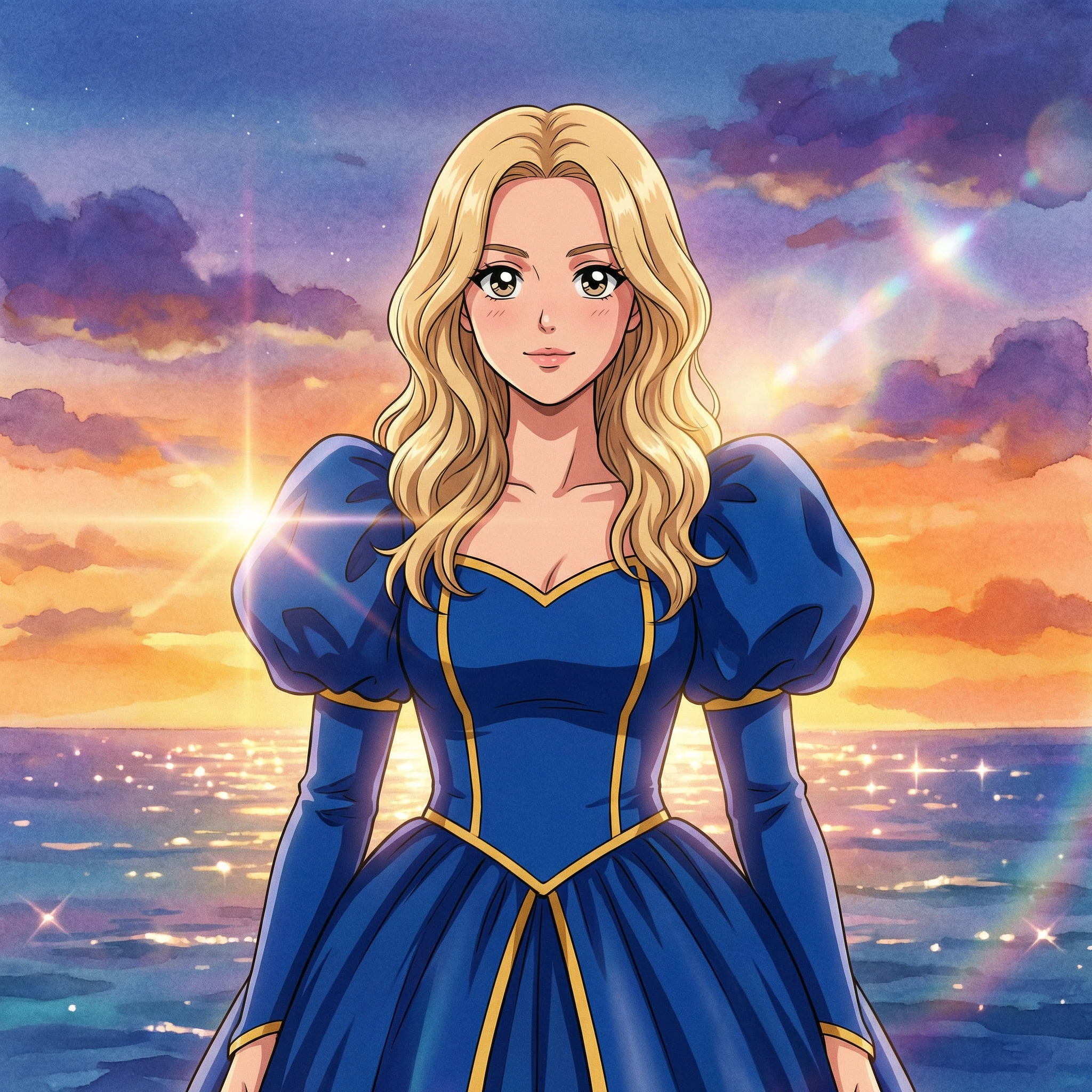 Принцесса в стиле 80-х — Nano Banana Pro промт