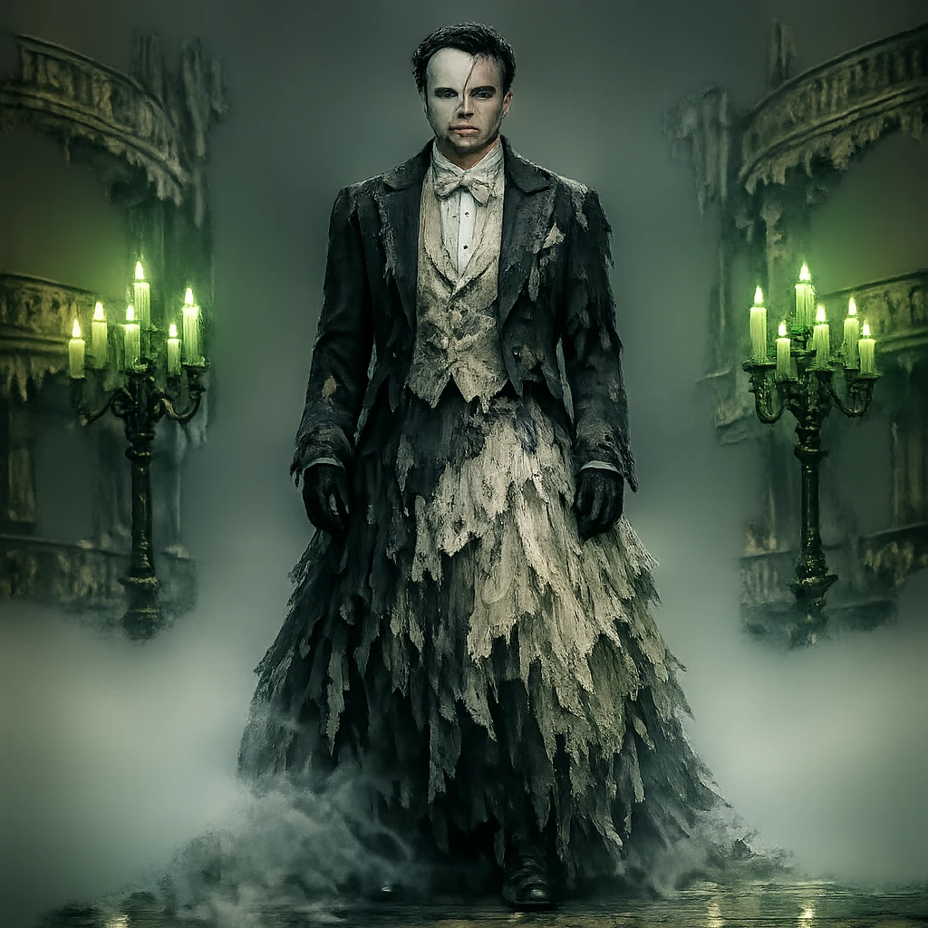 Призрак оперы в тумане — GPT Image 1.5 промт