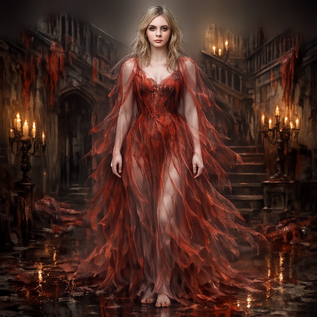 Призрак в стиле «Багрового пика» — GPT Image 1.5 промт